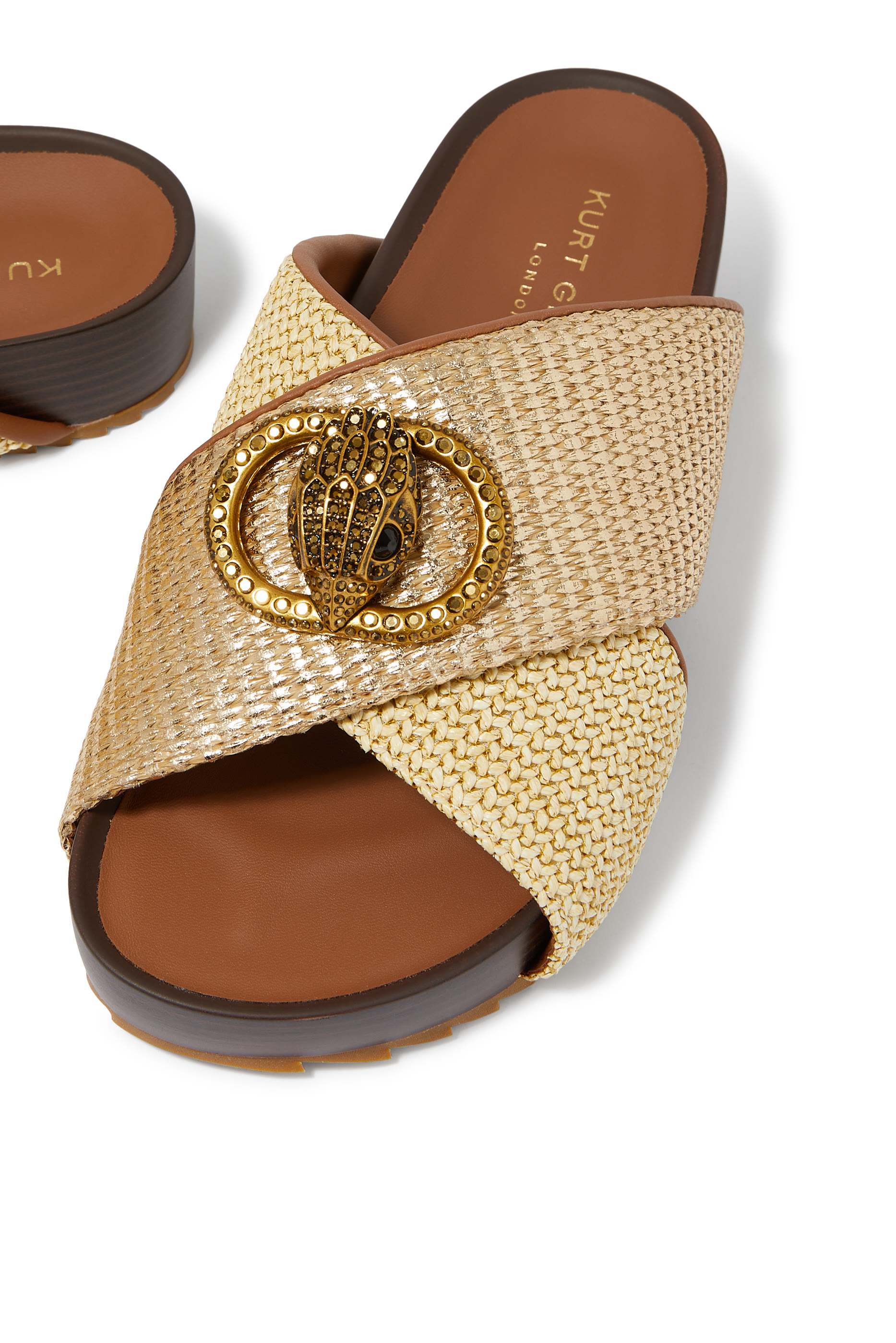 Chelsea Cross Strap Slides