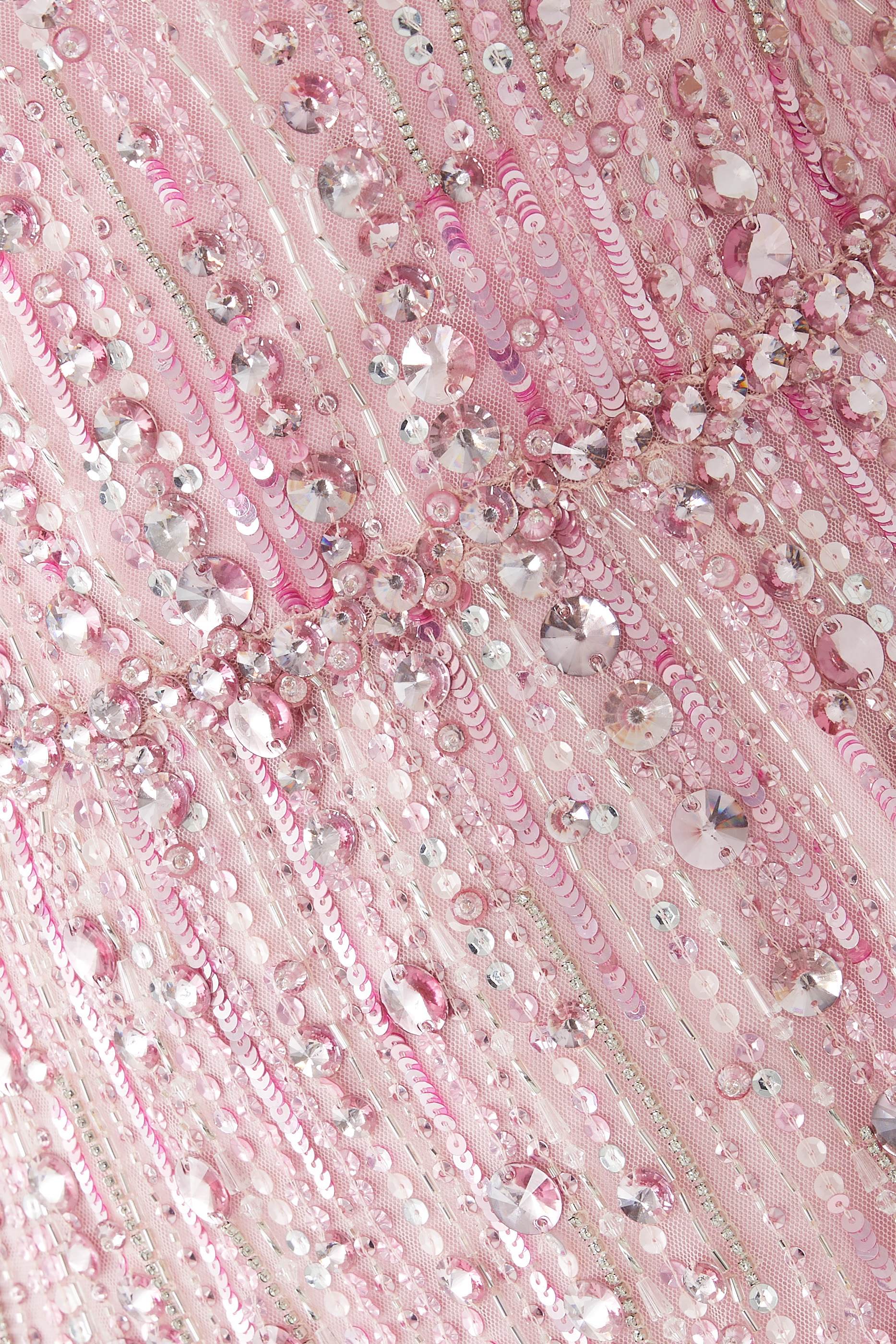 Arda 3/4 Sleeve Embellished Gown