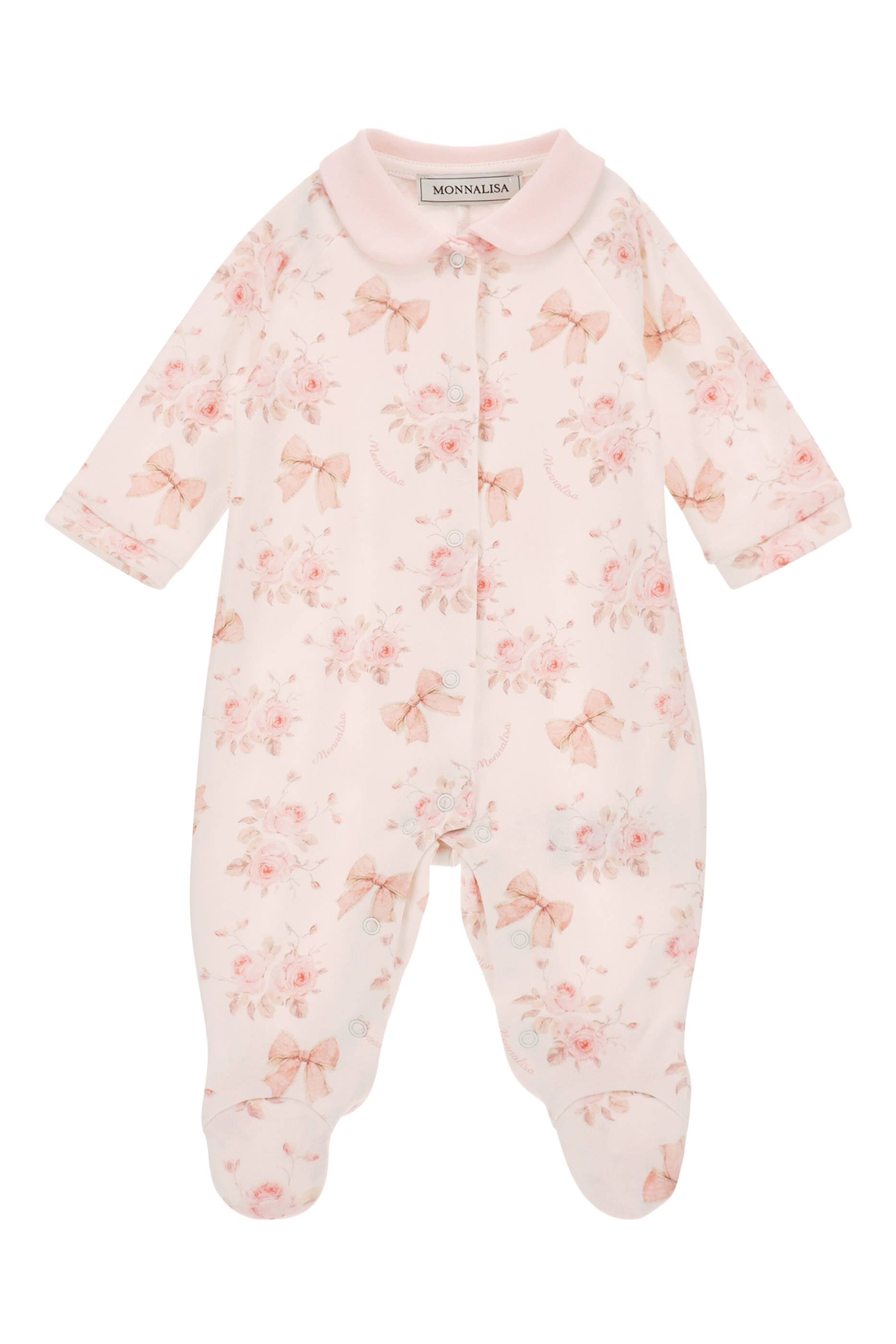 Kids Bow & Flower Printed Bodysuit