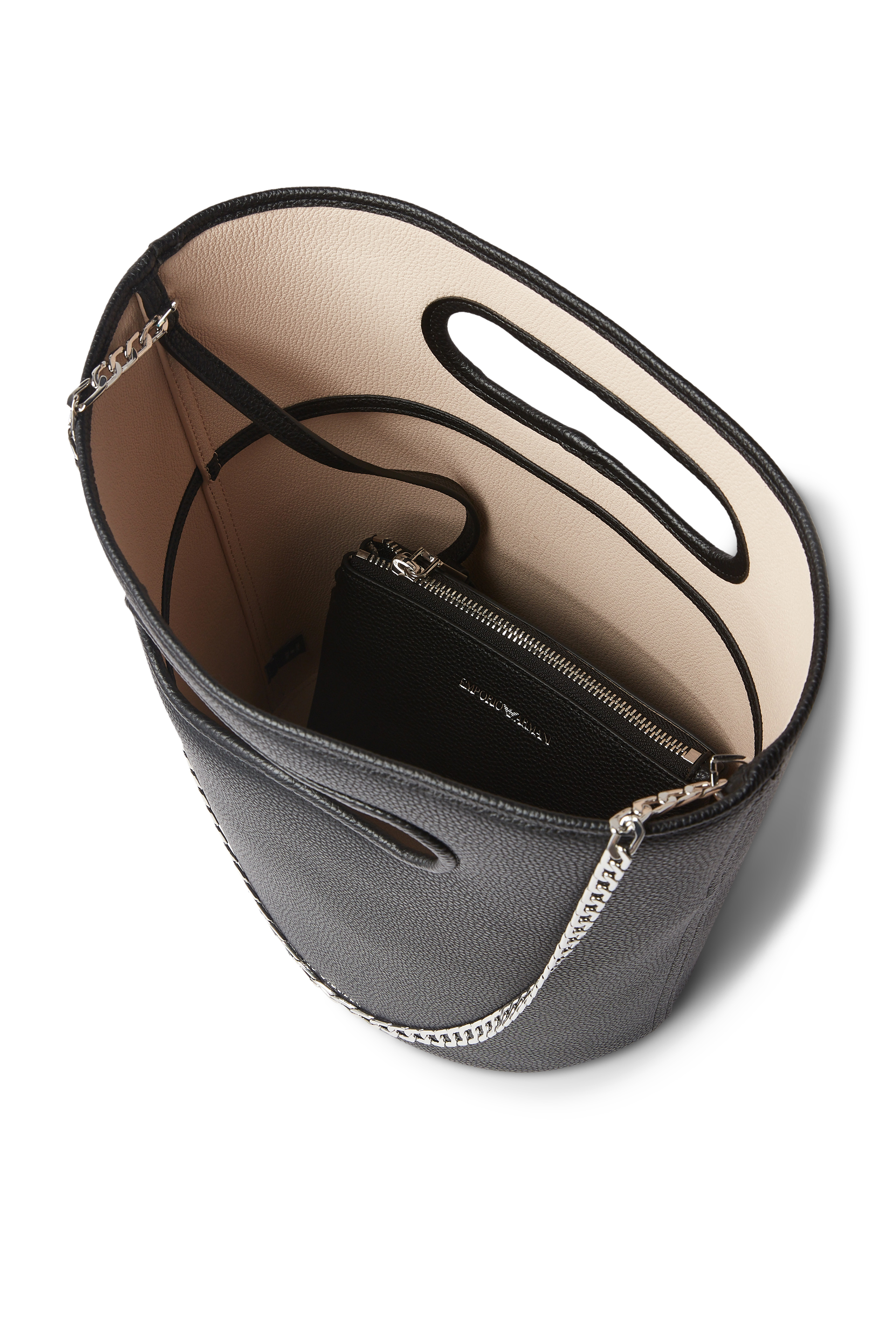 Deer-Print Bucket Bag