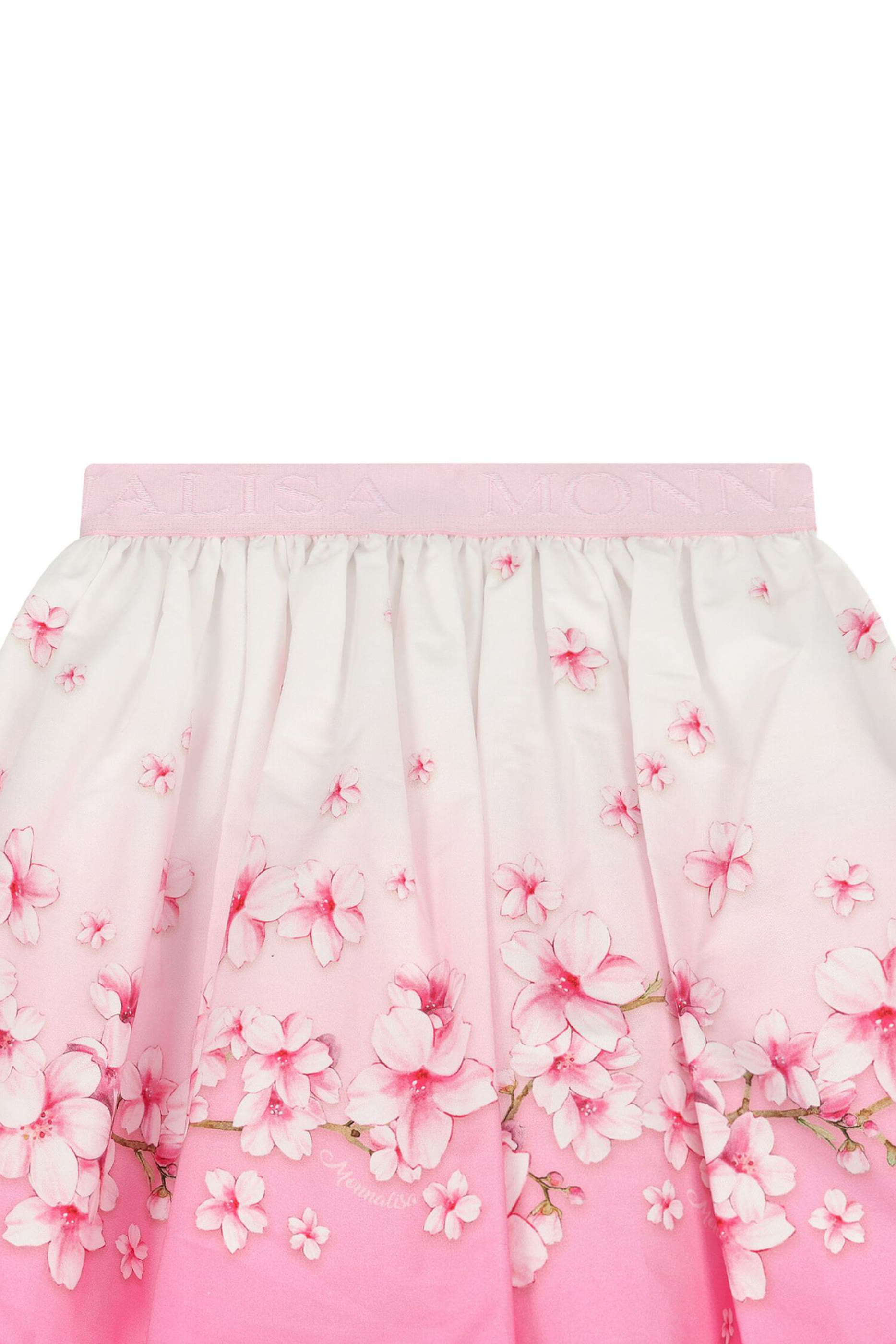 Kids Floral Print Skirt