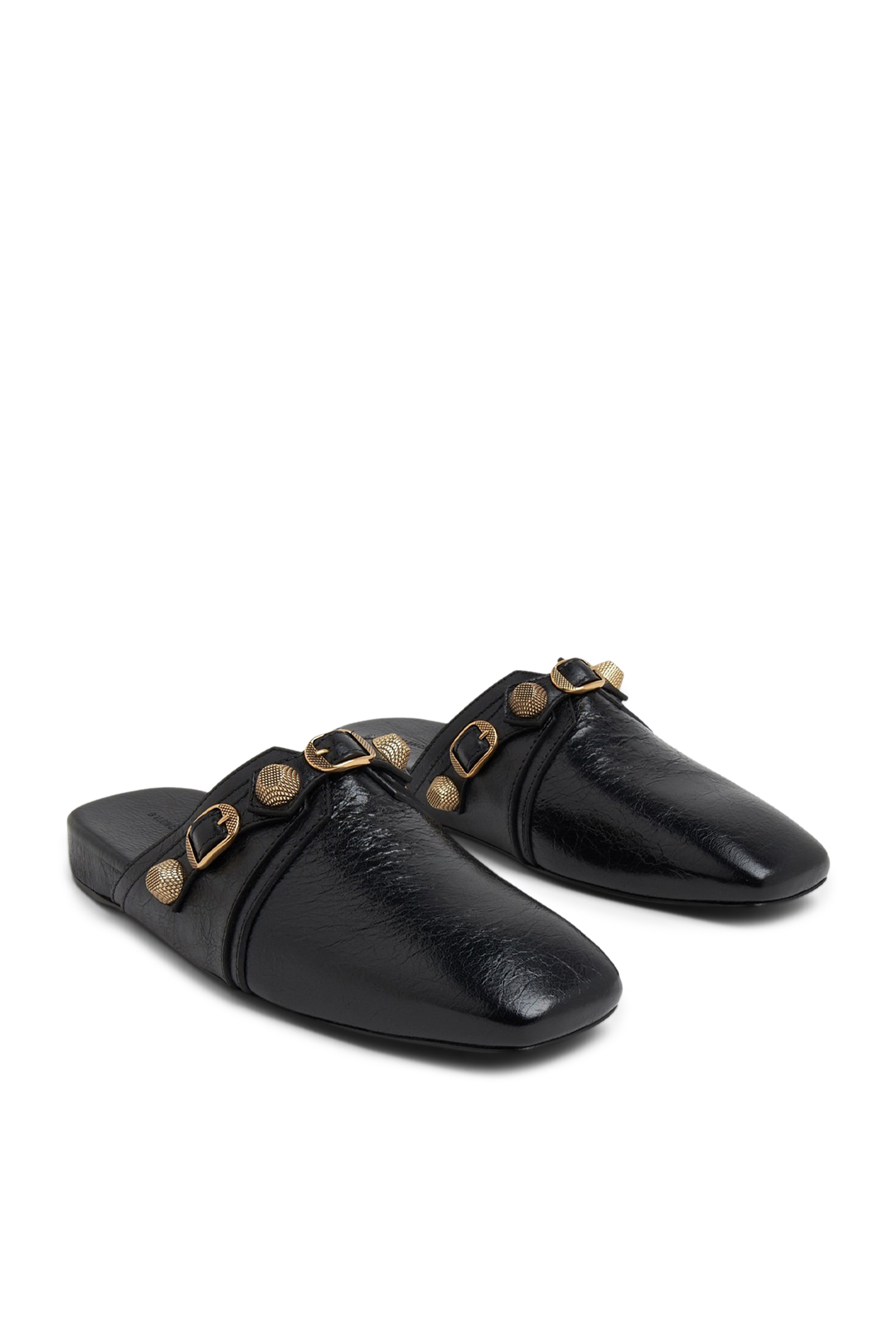 Cosy Cagole Flat Leather Mules