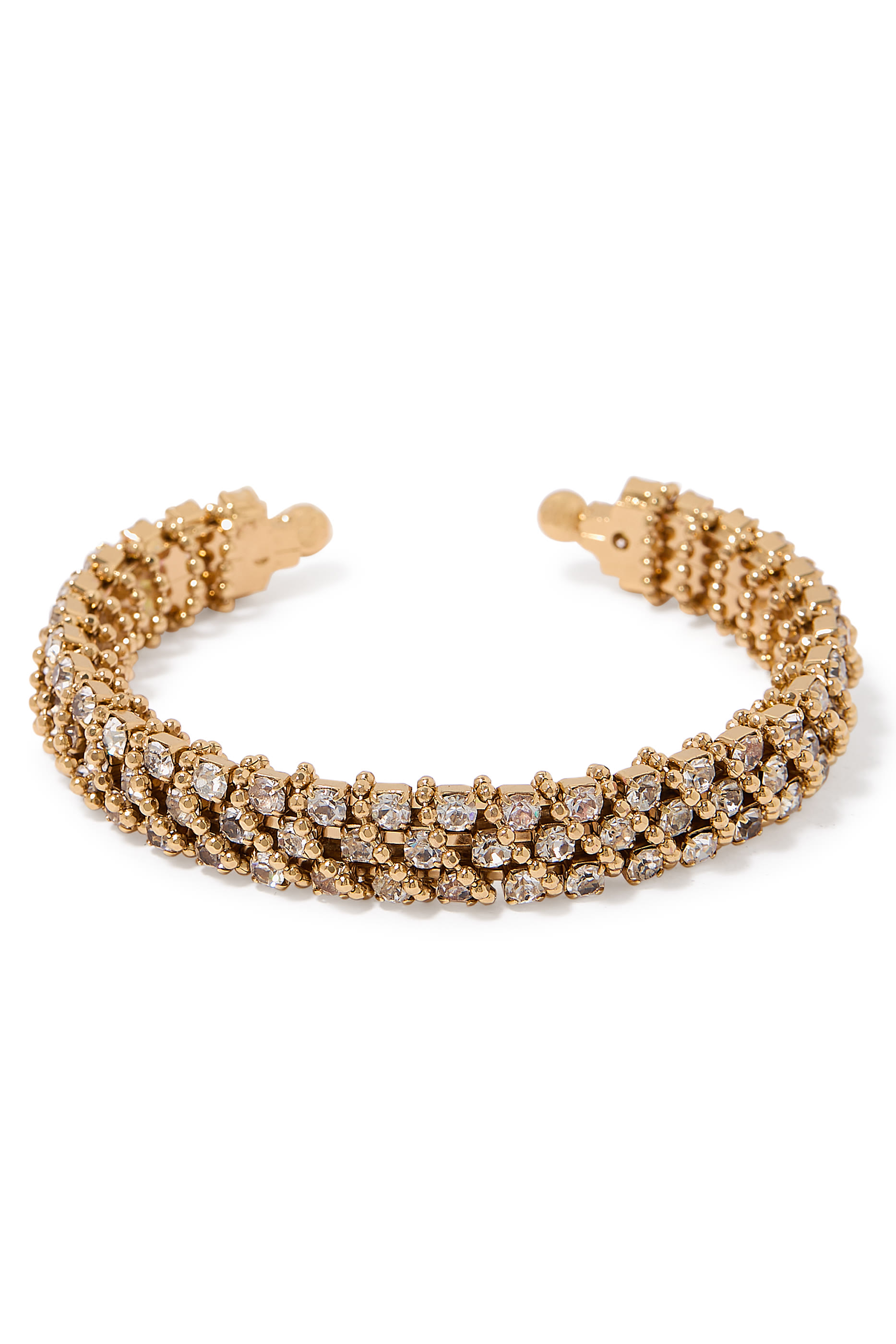 Cuff Bracelet with Stones