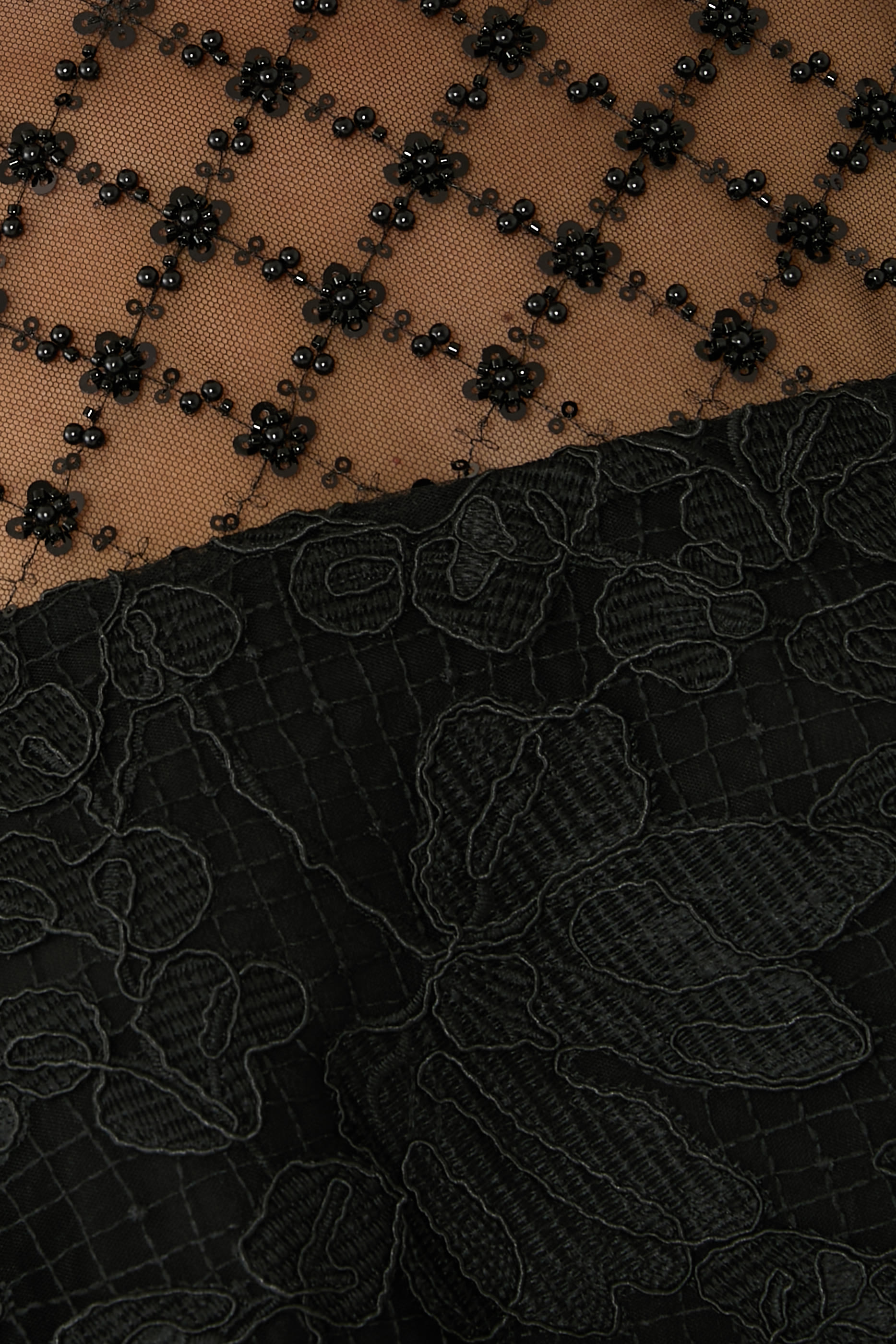 Corded Lace Organza Top