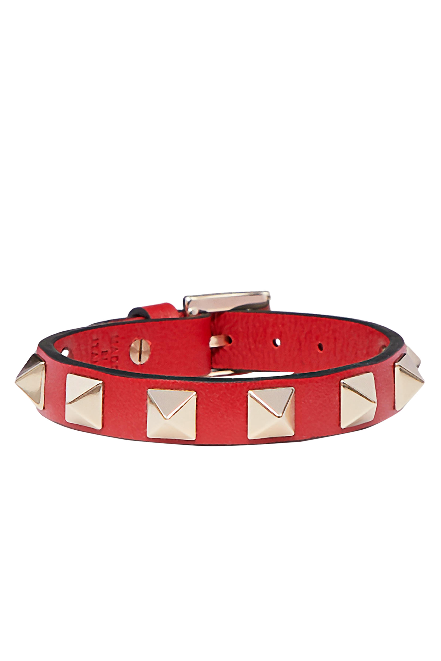 Rockstud Small Leather Bracelet