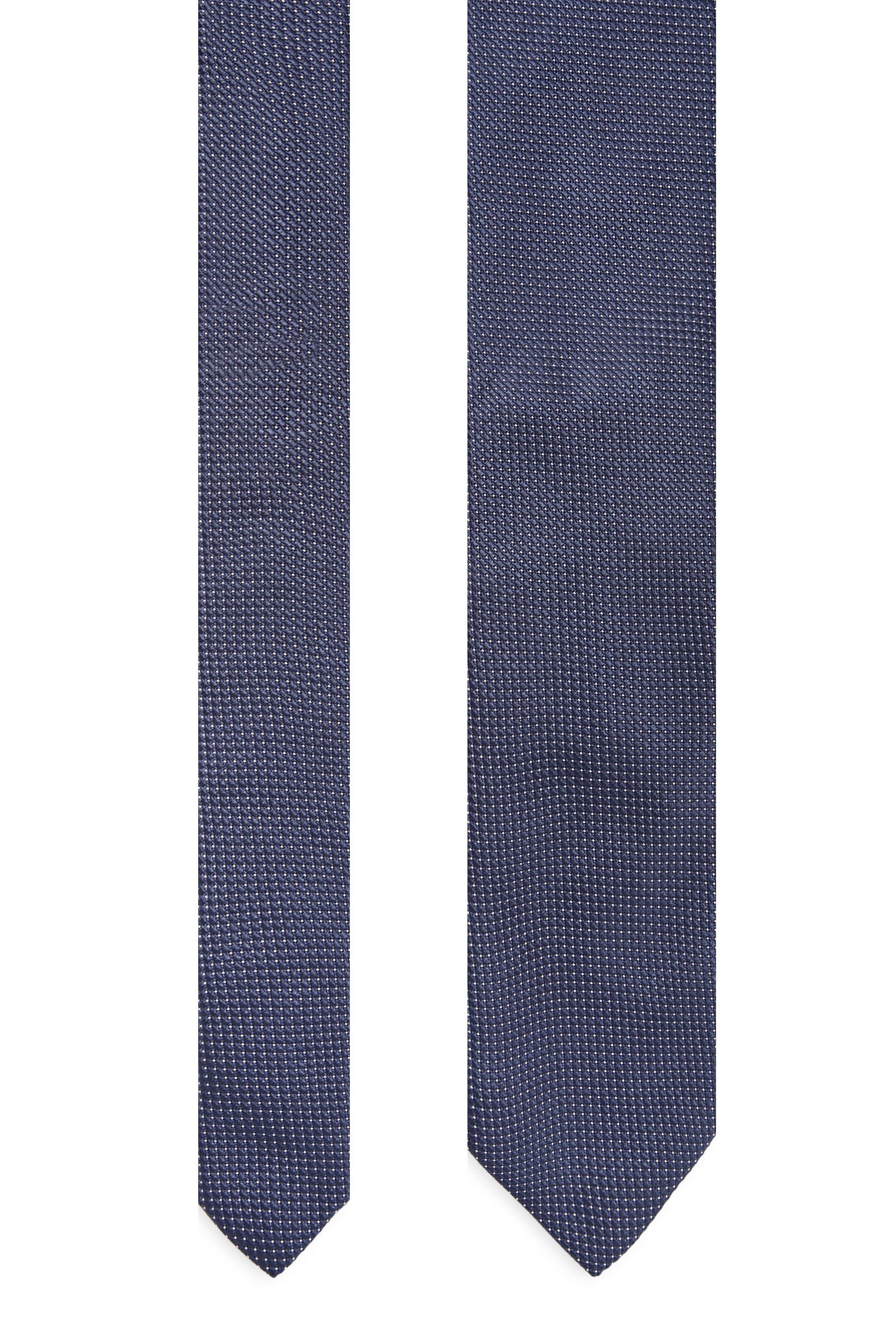 Pin-Dot Woven Silk Tie