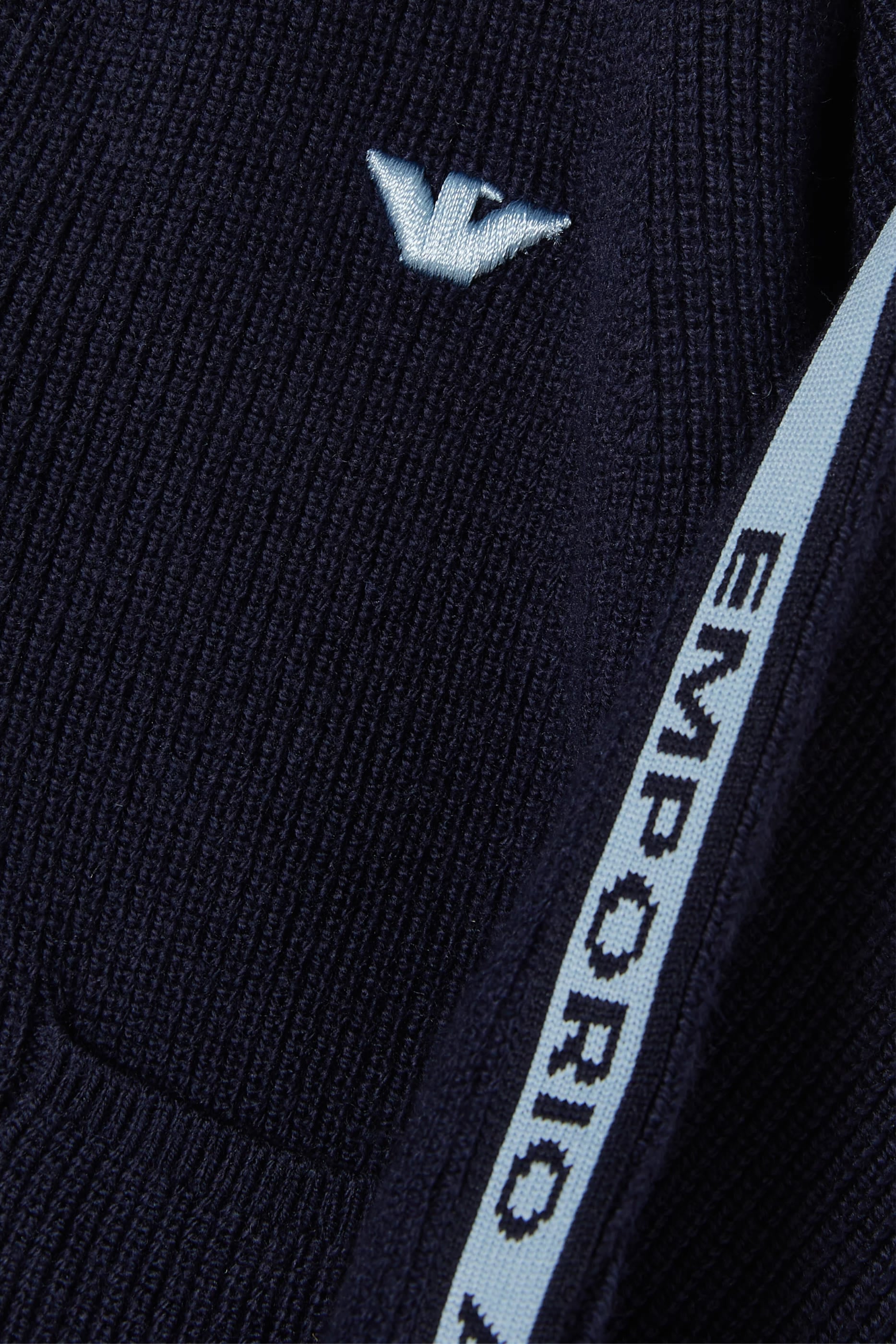 Kids Logo Tape Knitted Cardigan