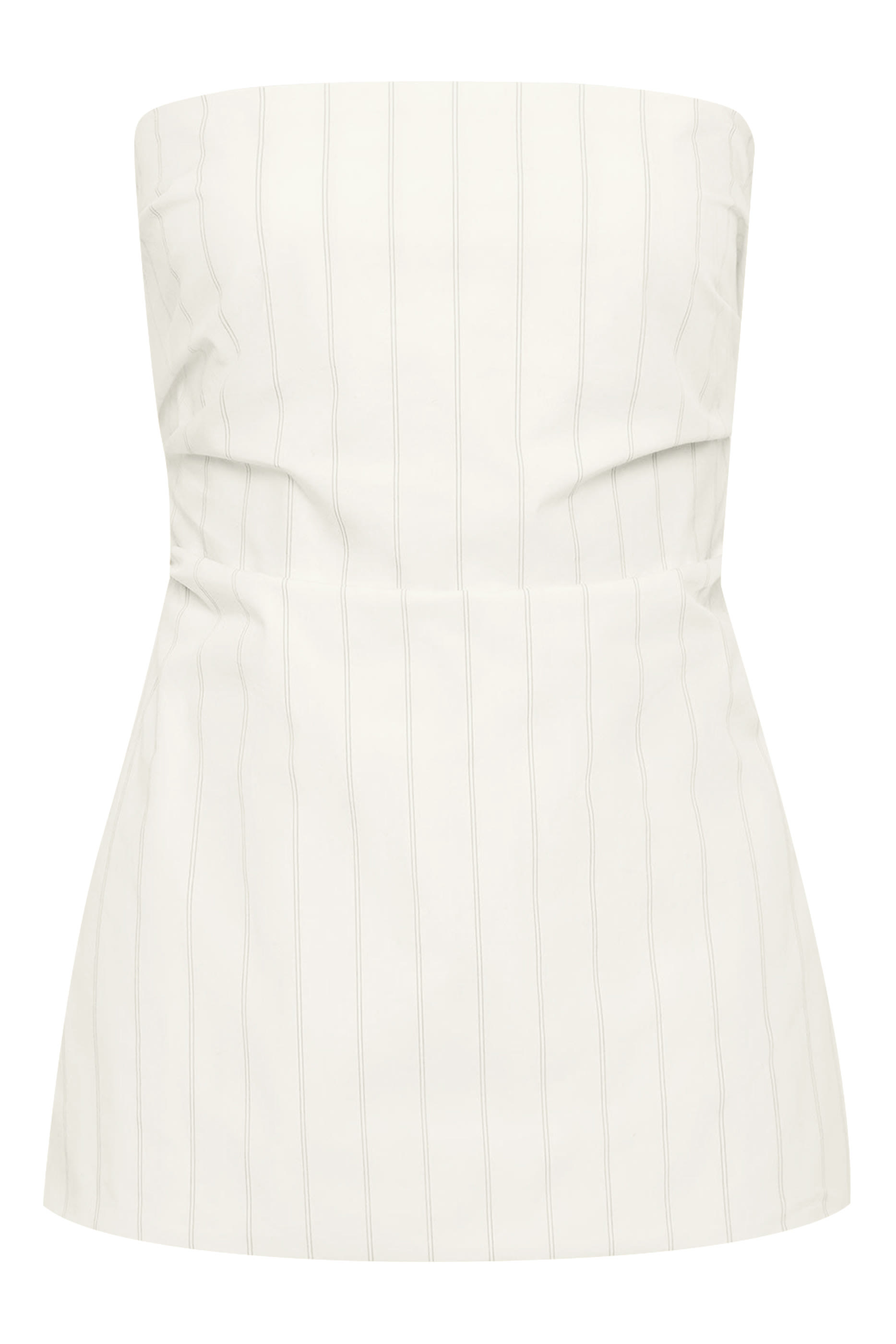  Strapless Tie Back Top