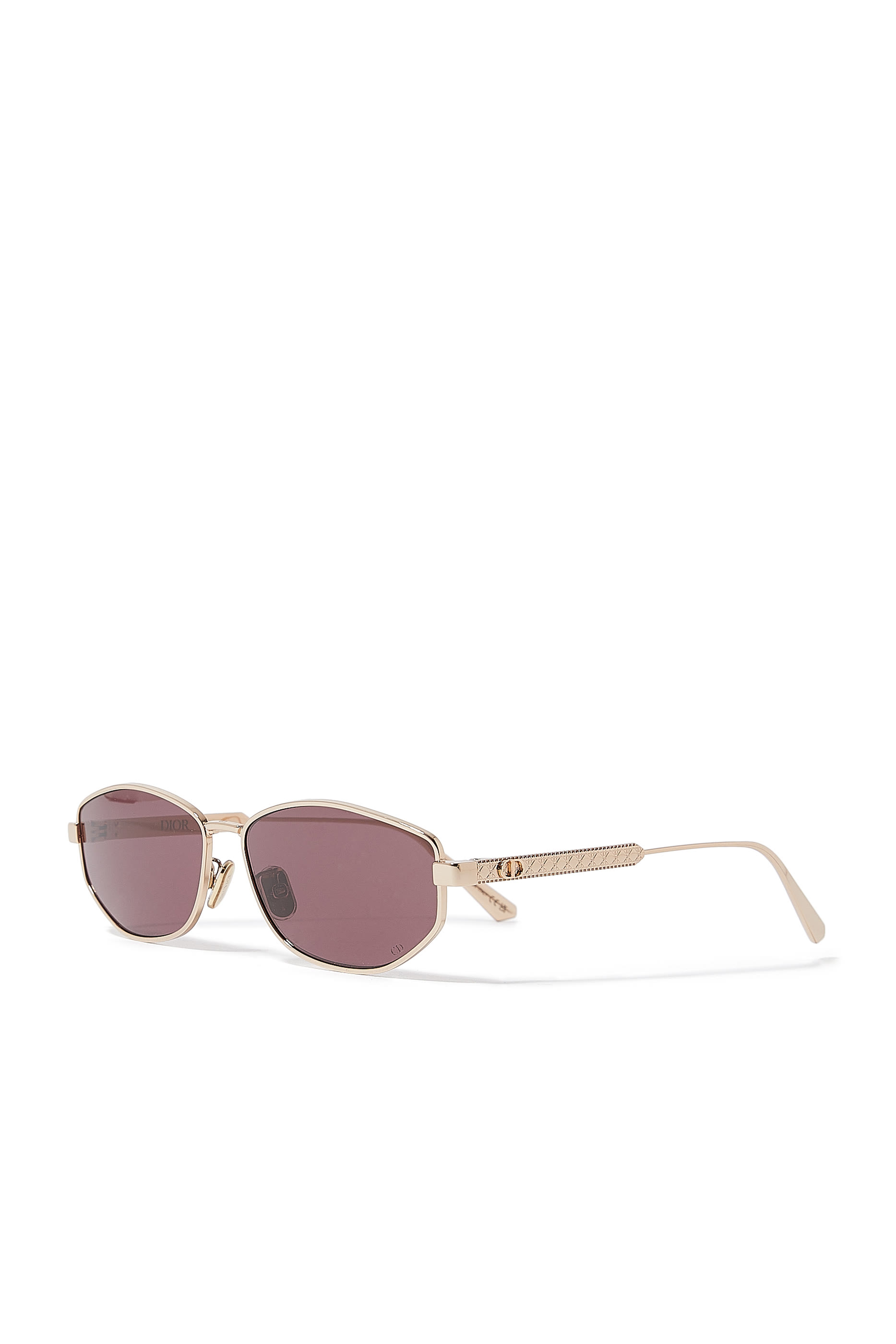 DiorCannage B1U Burgundy Oval Sunglasses