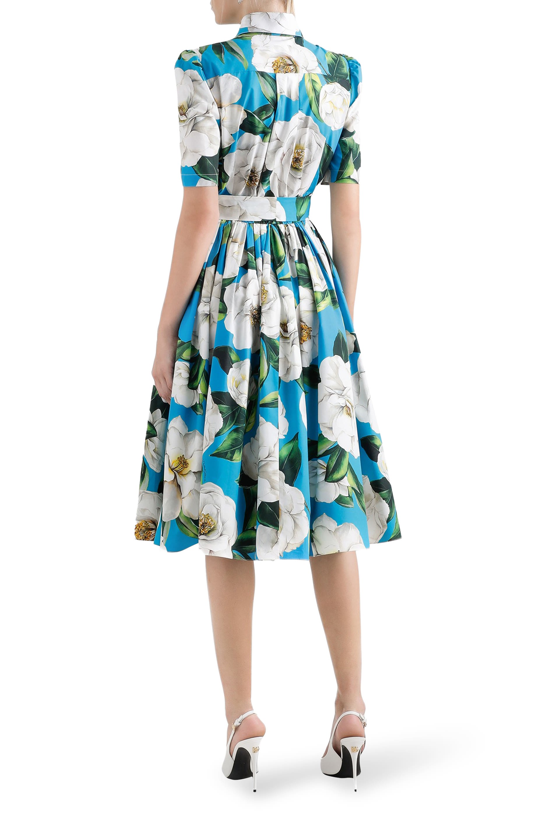 Short Corset Dress with Bouquet