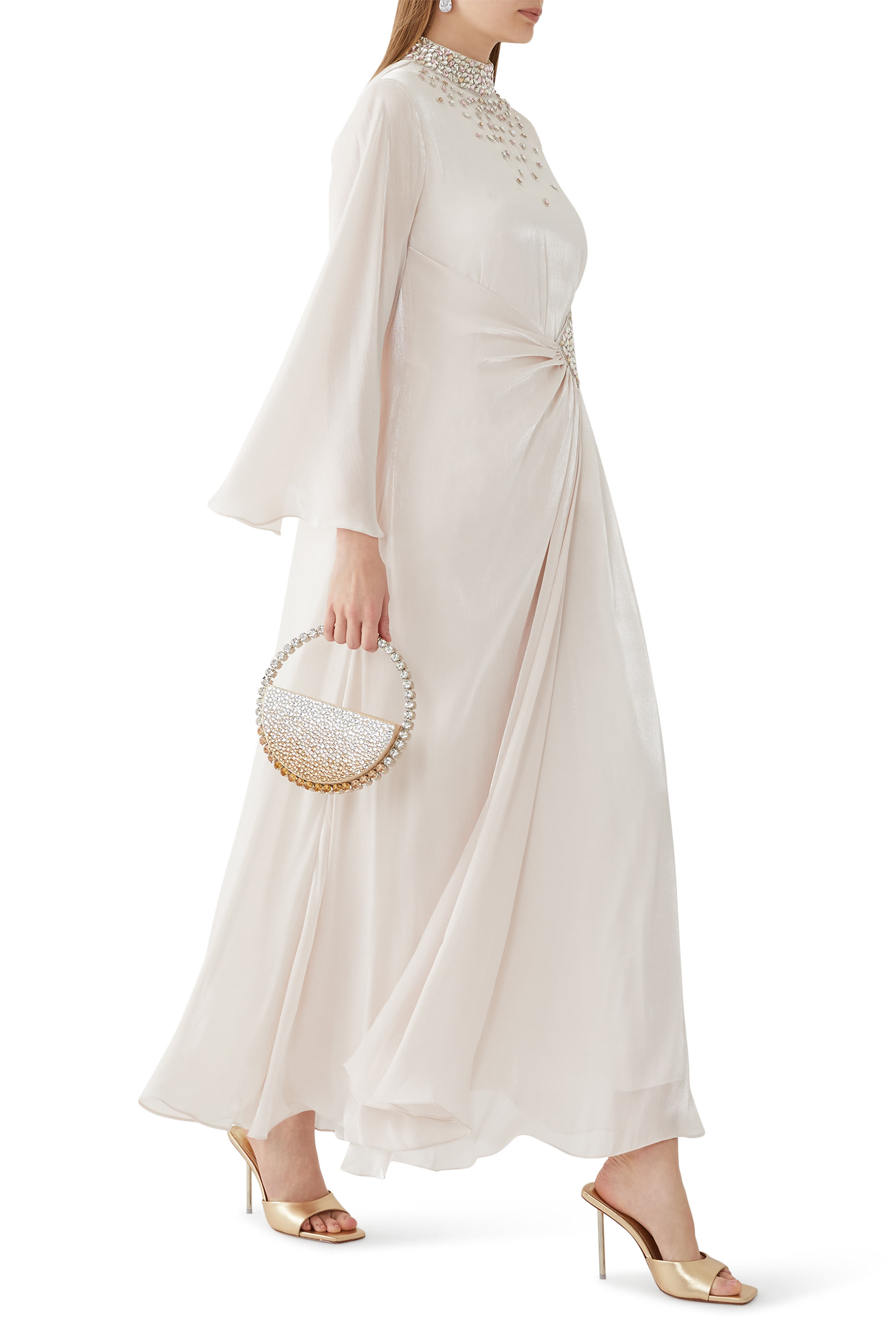 Zorya High Neck Crystal Kaftan