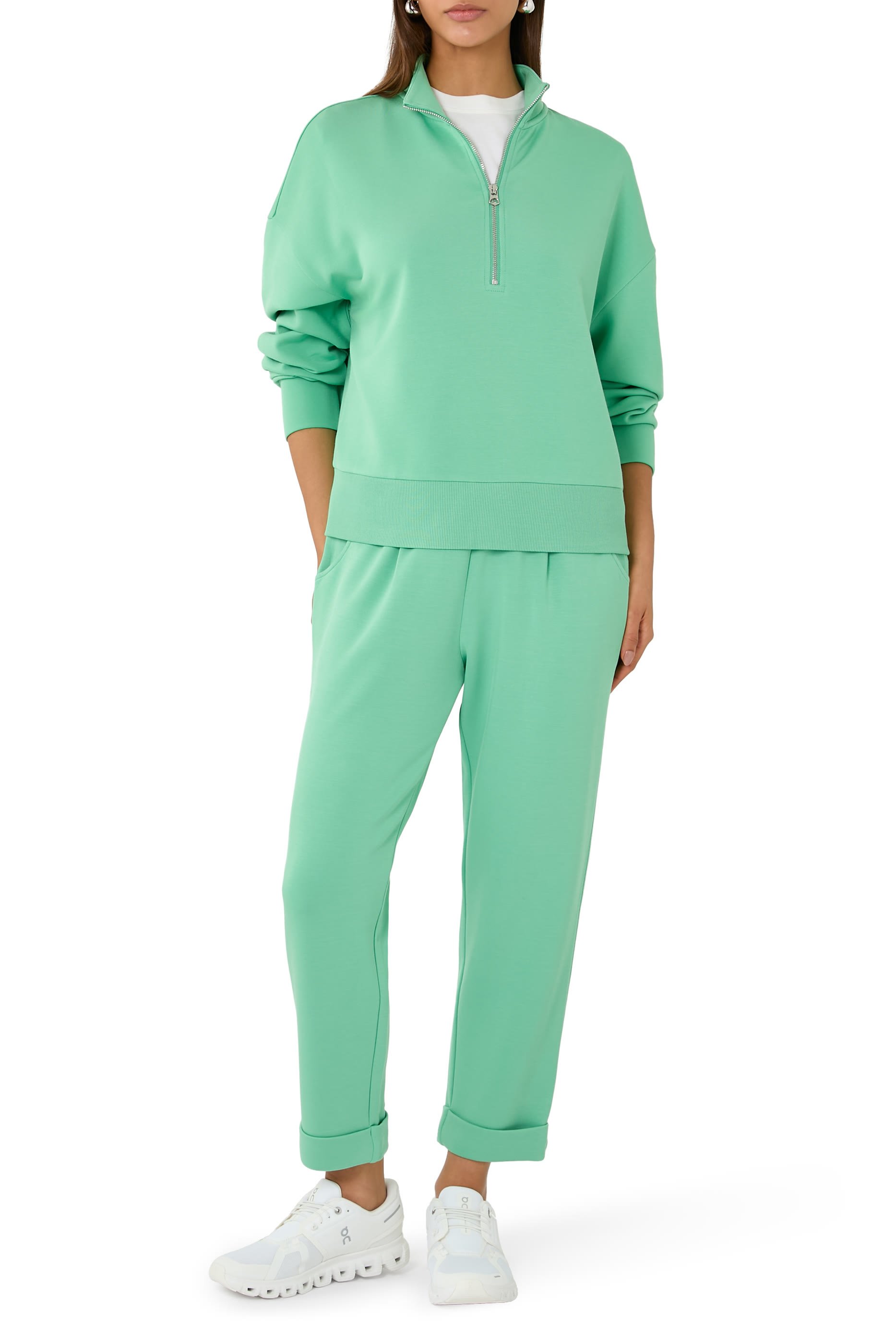 Mavis Mock Neck Sweatshirt