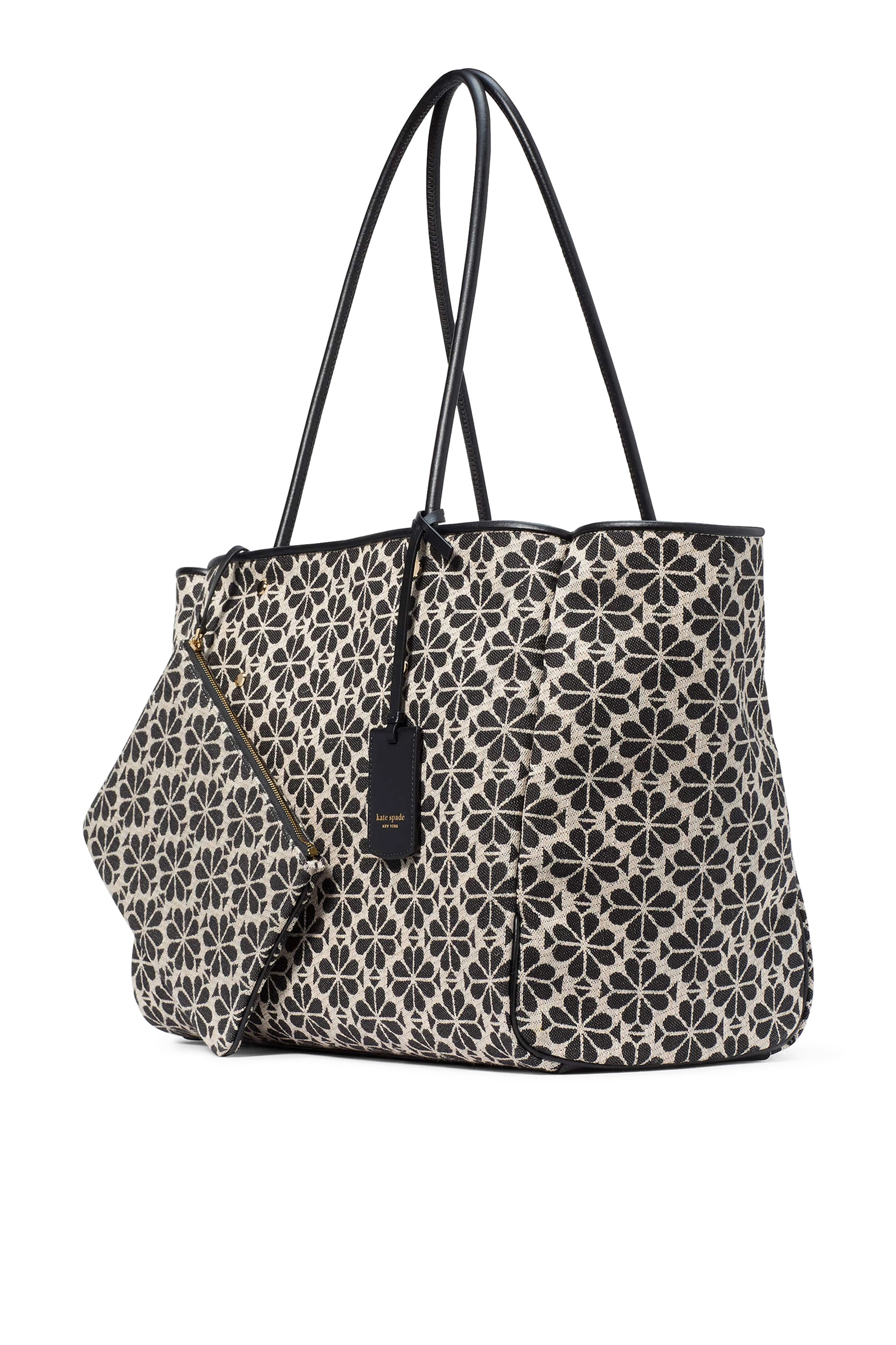 Spade Flower Jacquard Large Everything Tote Bag