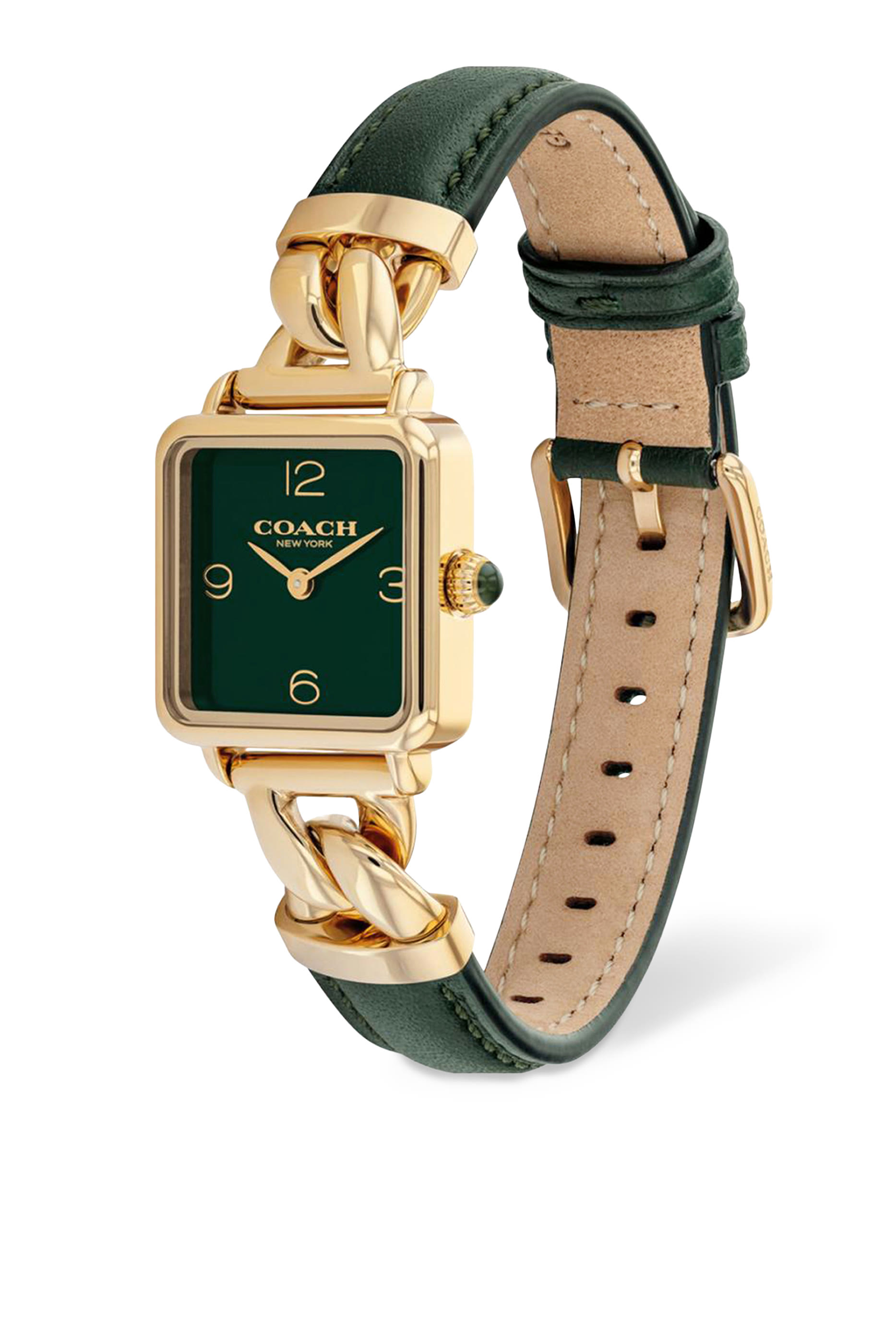  Cass Twisted Leather Watch