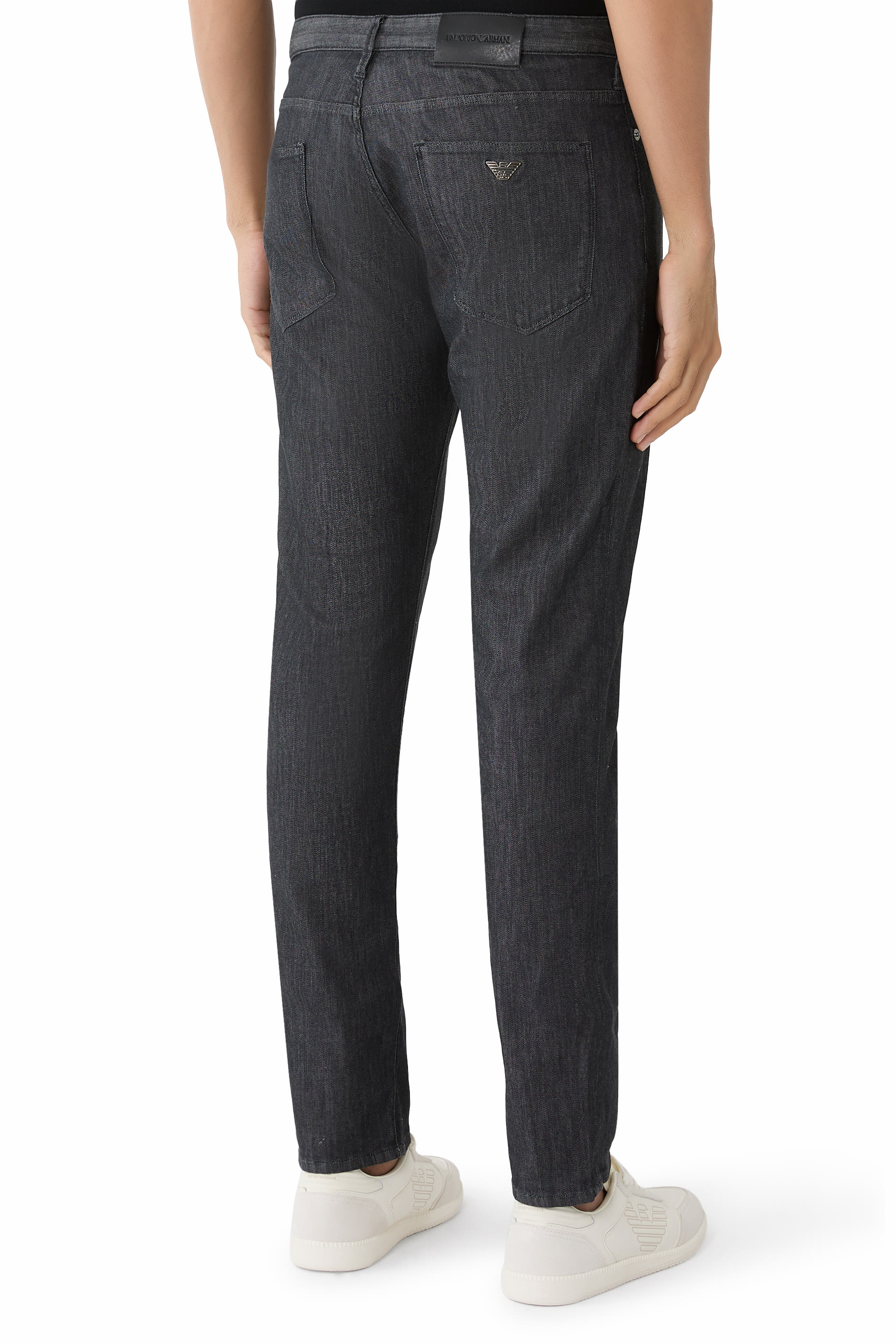 J06 Worn-Look Denim Jeans