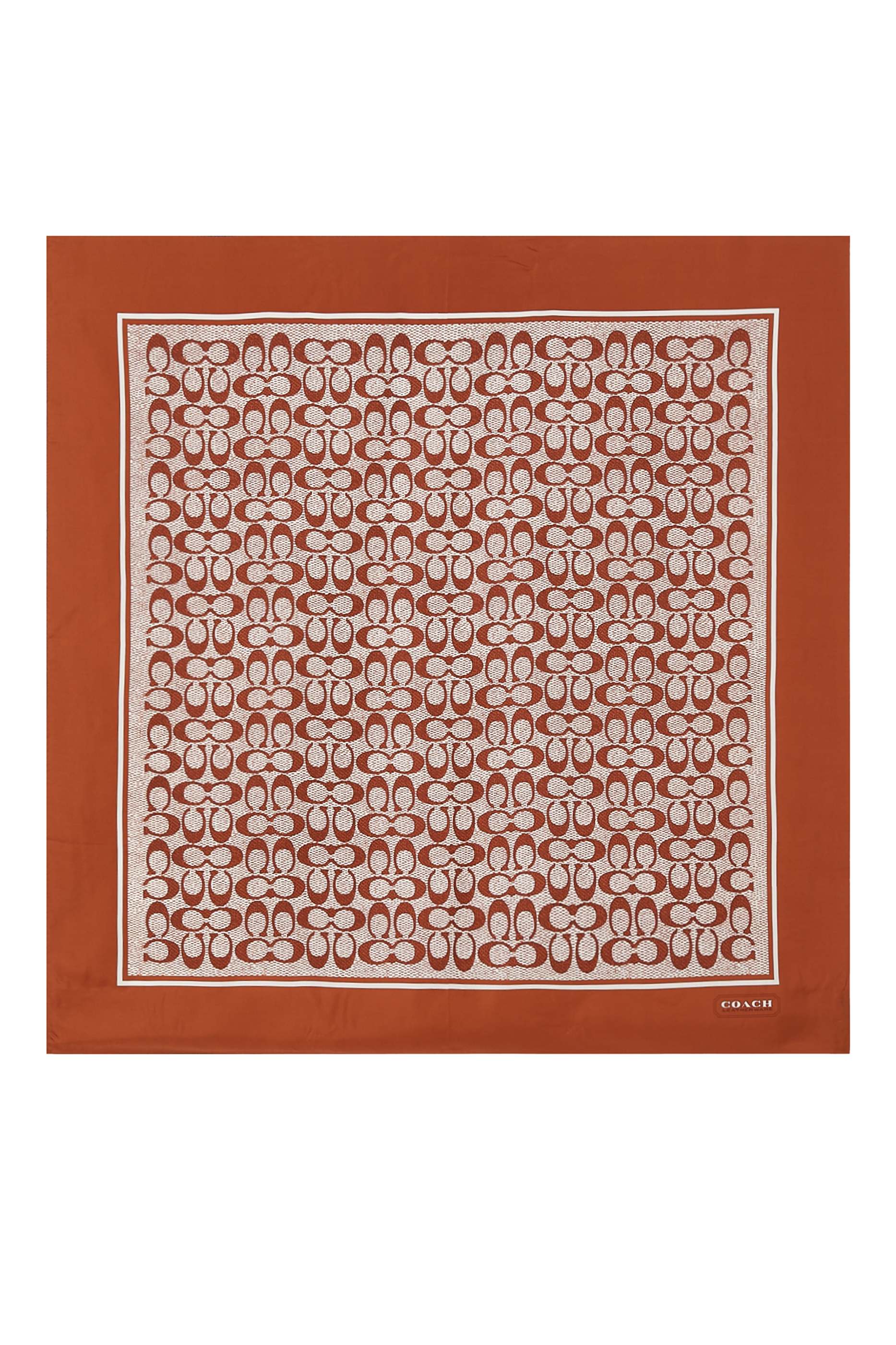Buy Coach Vintage Signature Print Silk Square Scarf for Womens