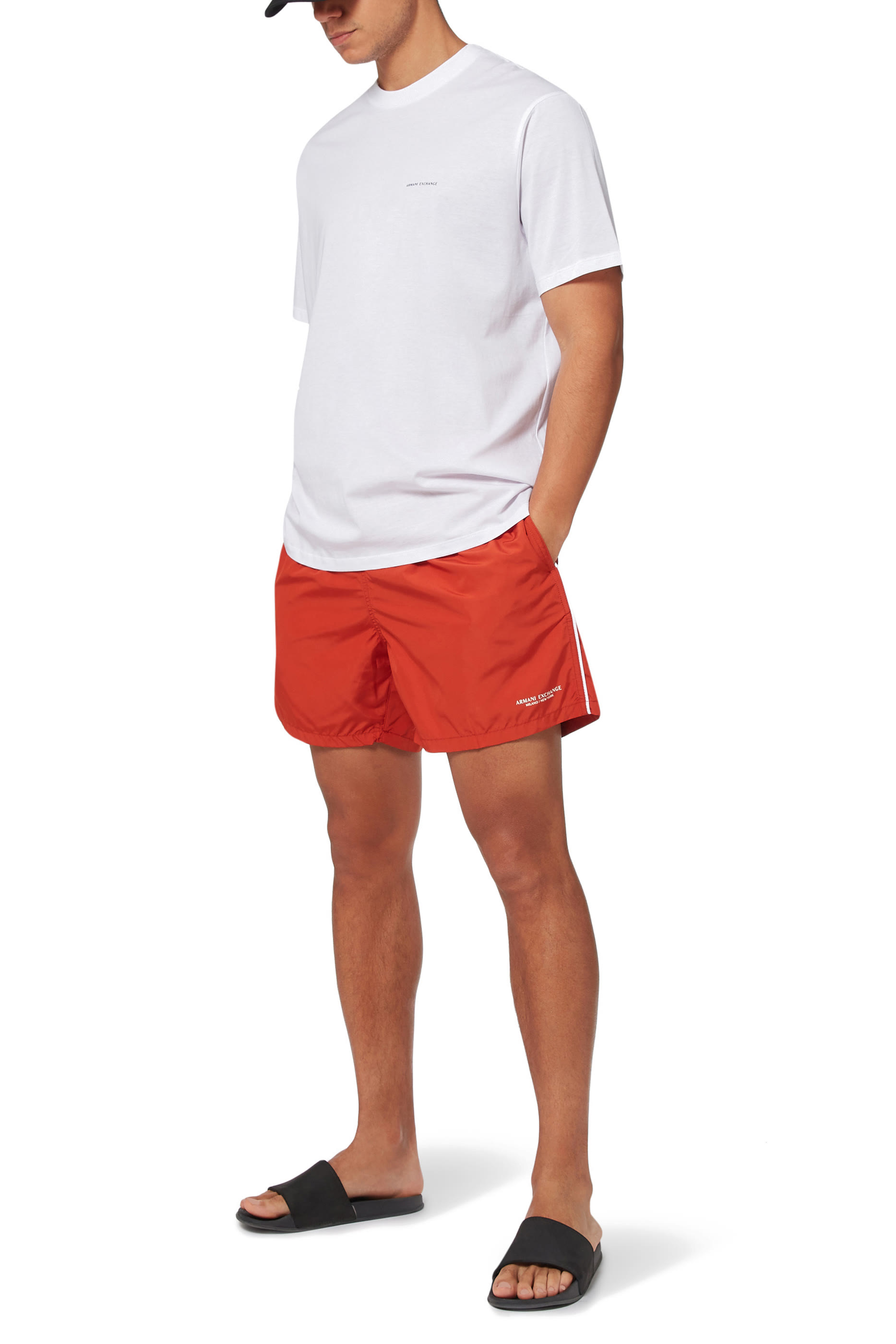 AX Logo Cotton T-Shirt