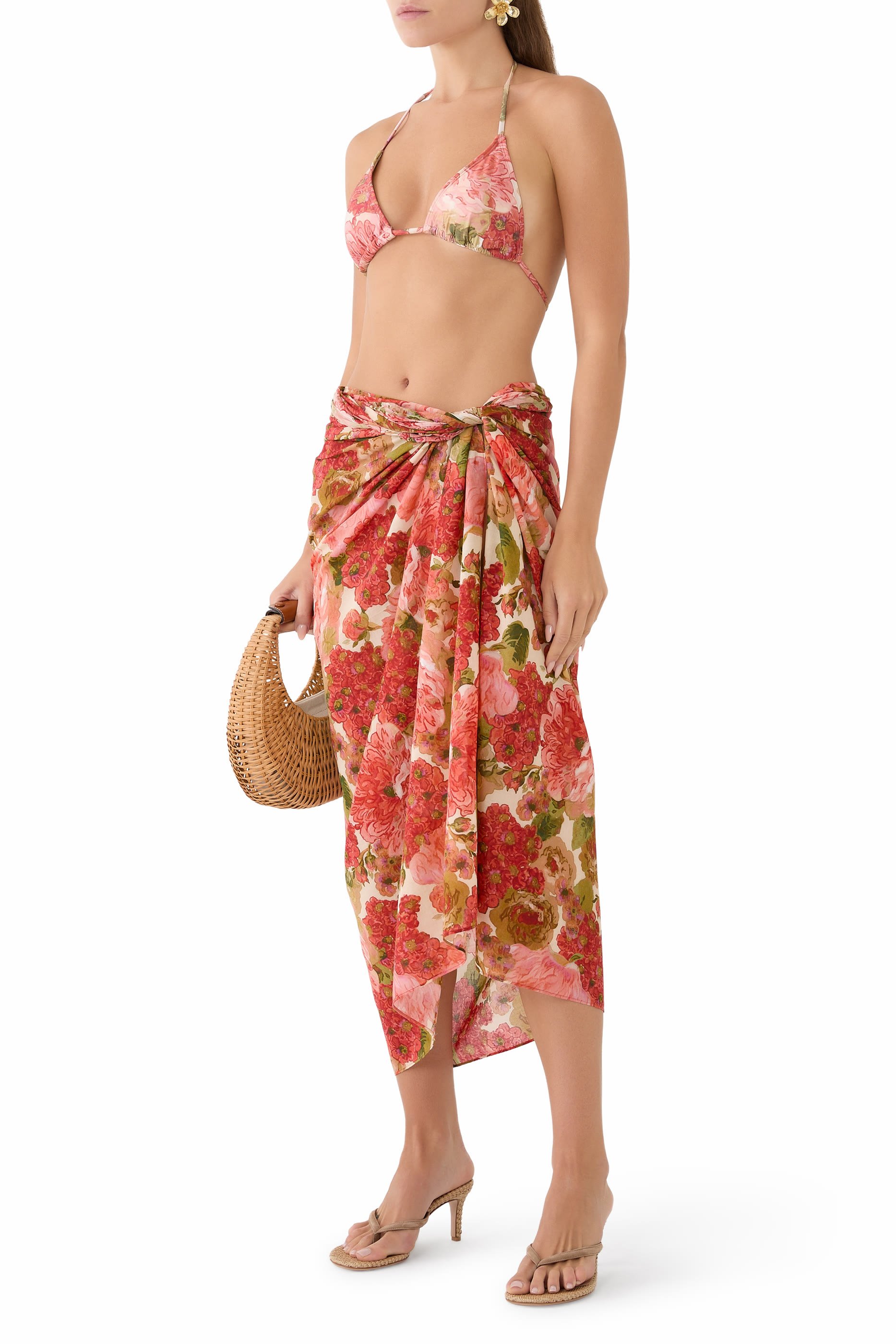 Dahlia Print Sarong