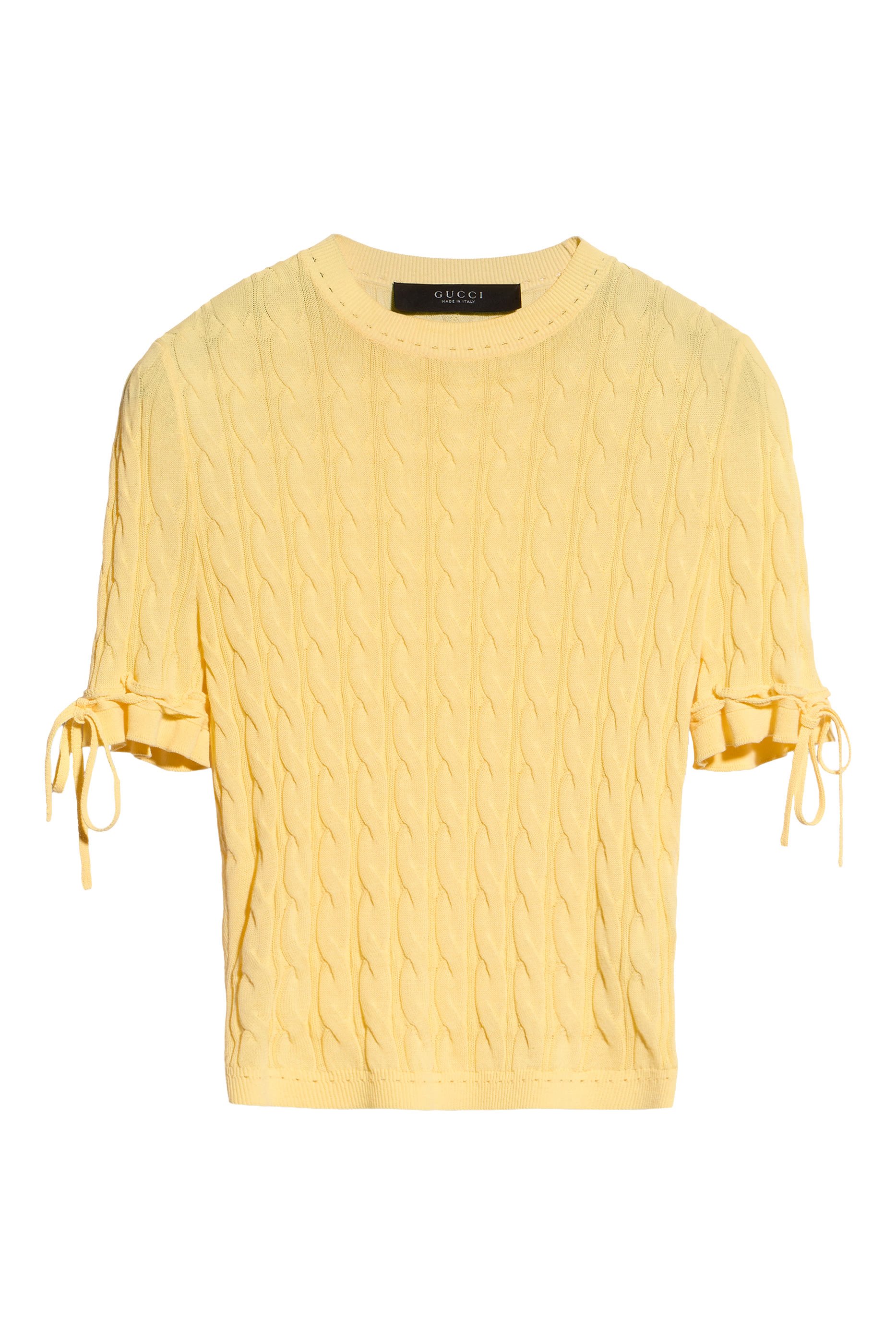 Braided Cotton Blend Cardigan 