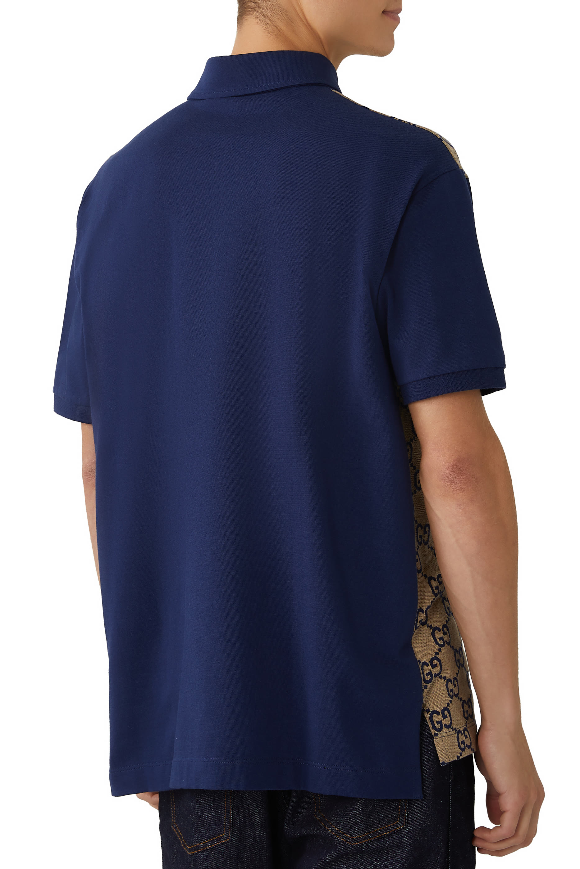 Maxi GG Silk Cotton Polo