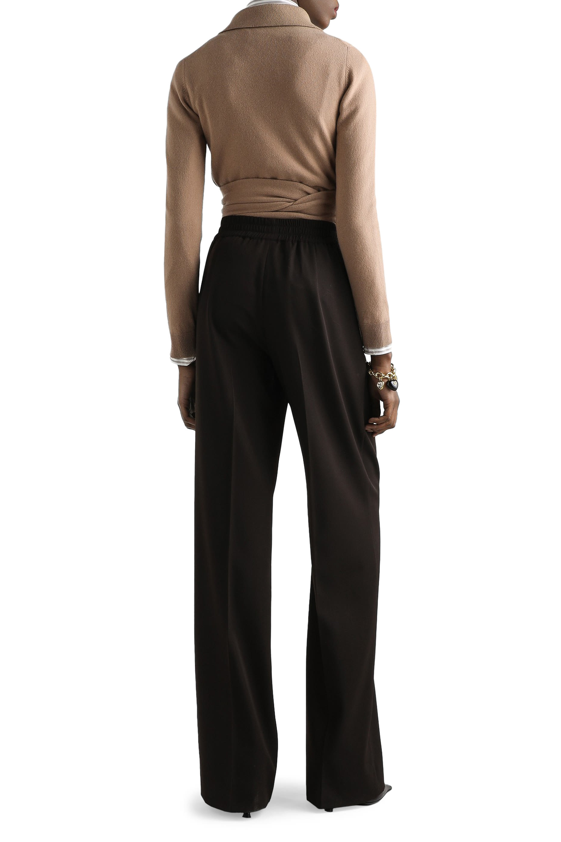 Side-Tie Cashmere Cardigan