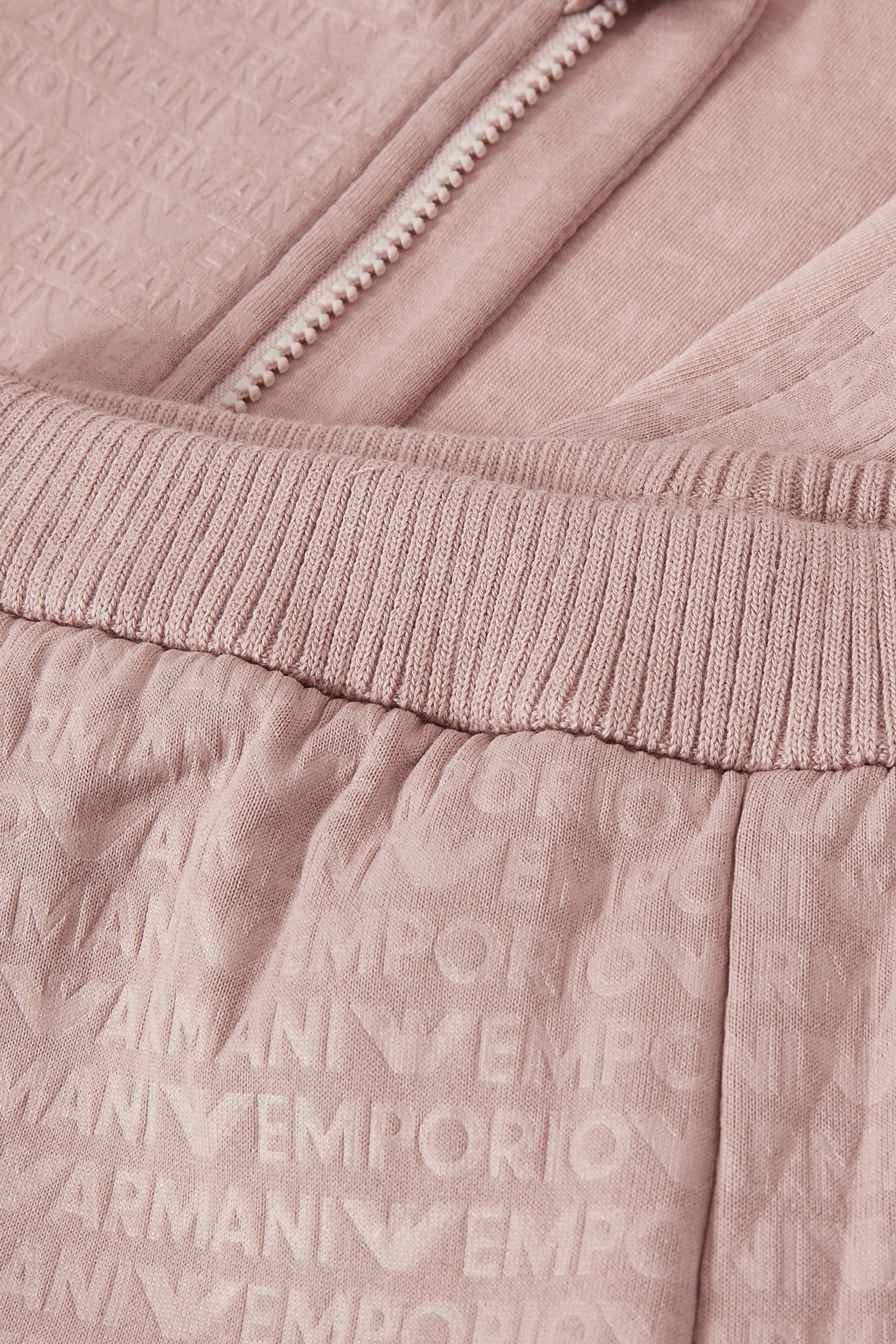 Kids All-Over Logo Tracksuit with Zipped Sweatshirt