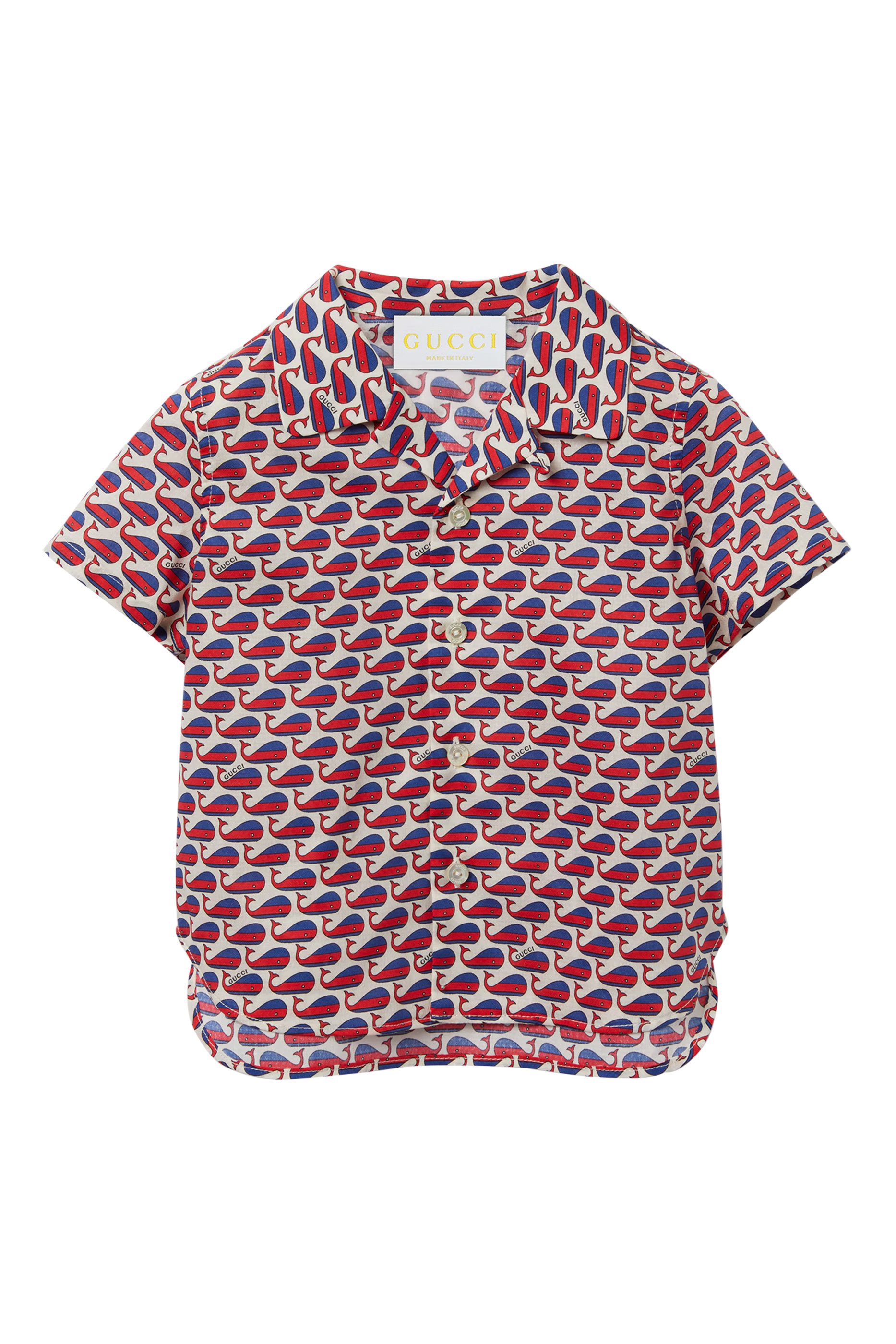 Kids Printed Cotton Shirt