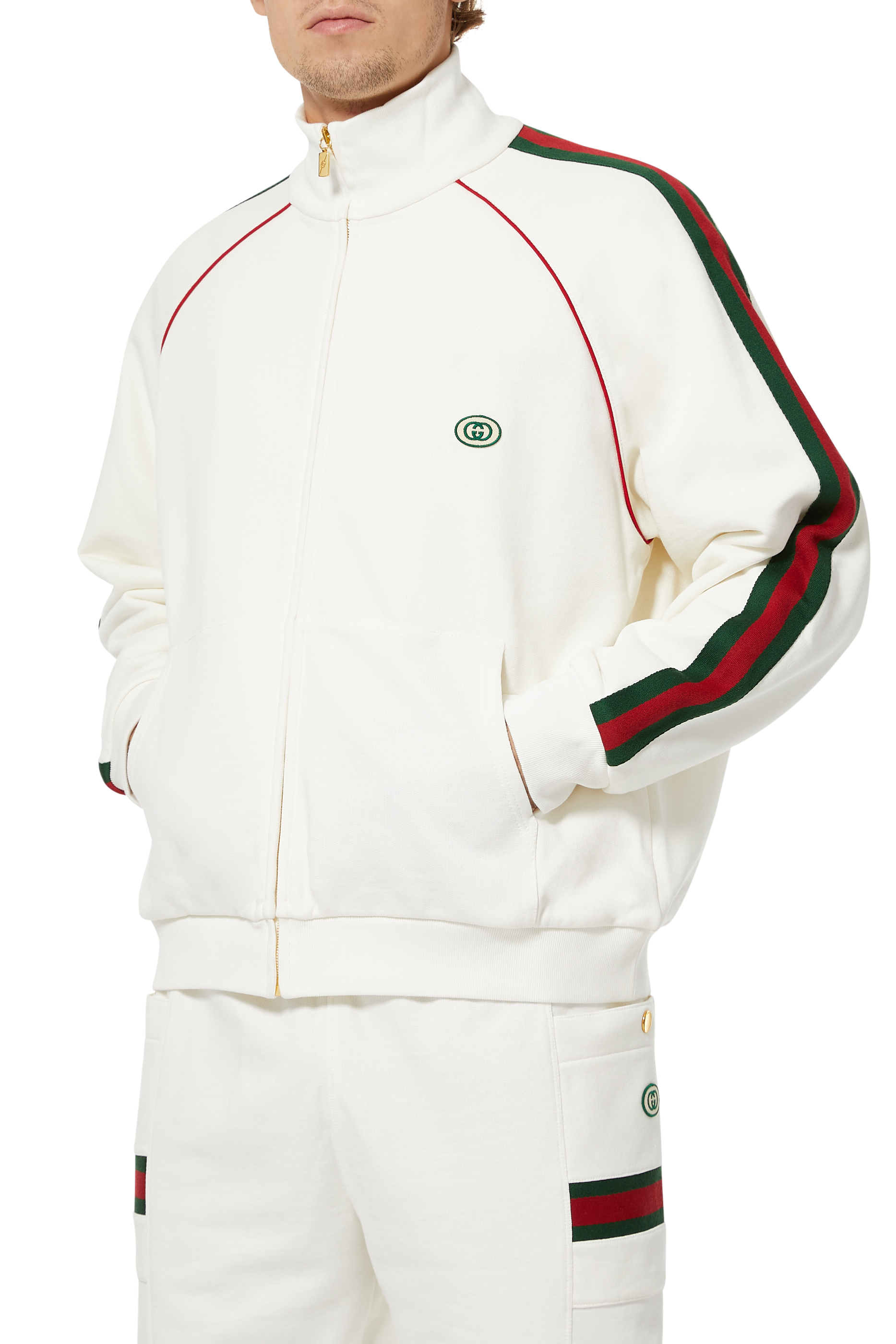 Web Jersey Zip Sweatshirt