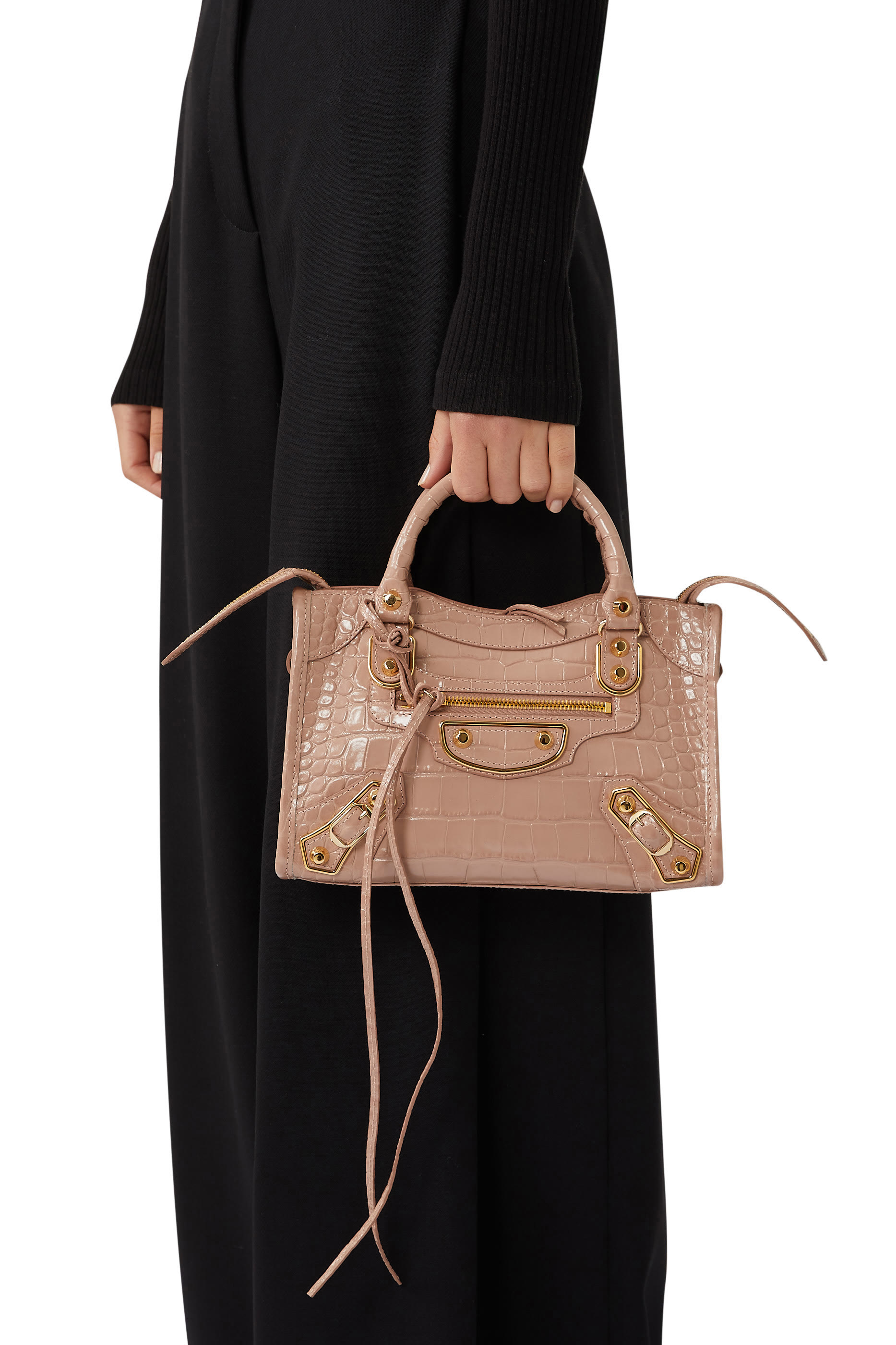 Metallic Edge Mini City Bag