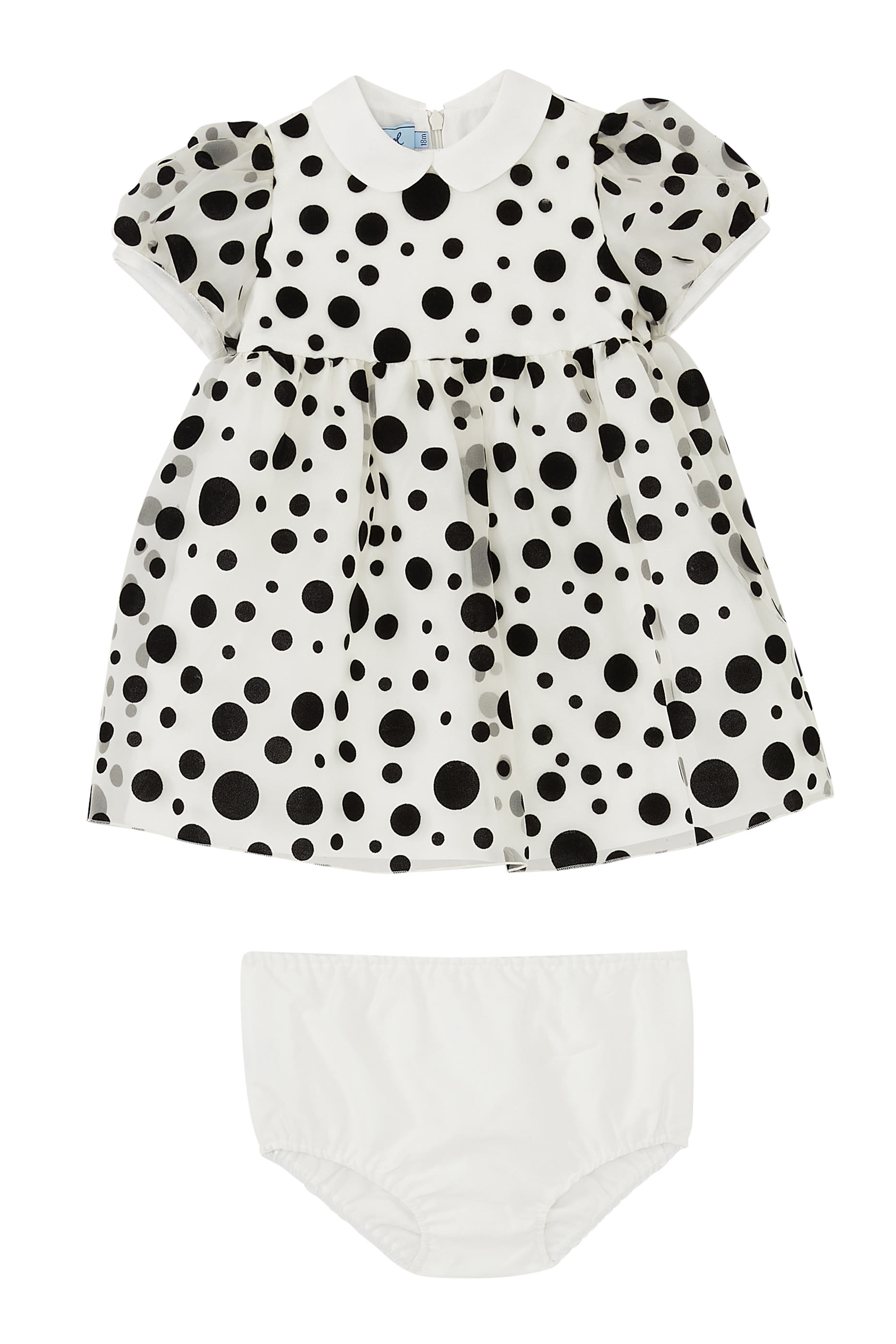 Kids  Polka-Dot Organza Dress