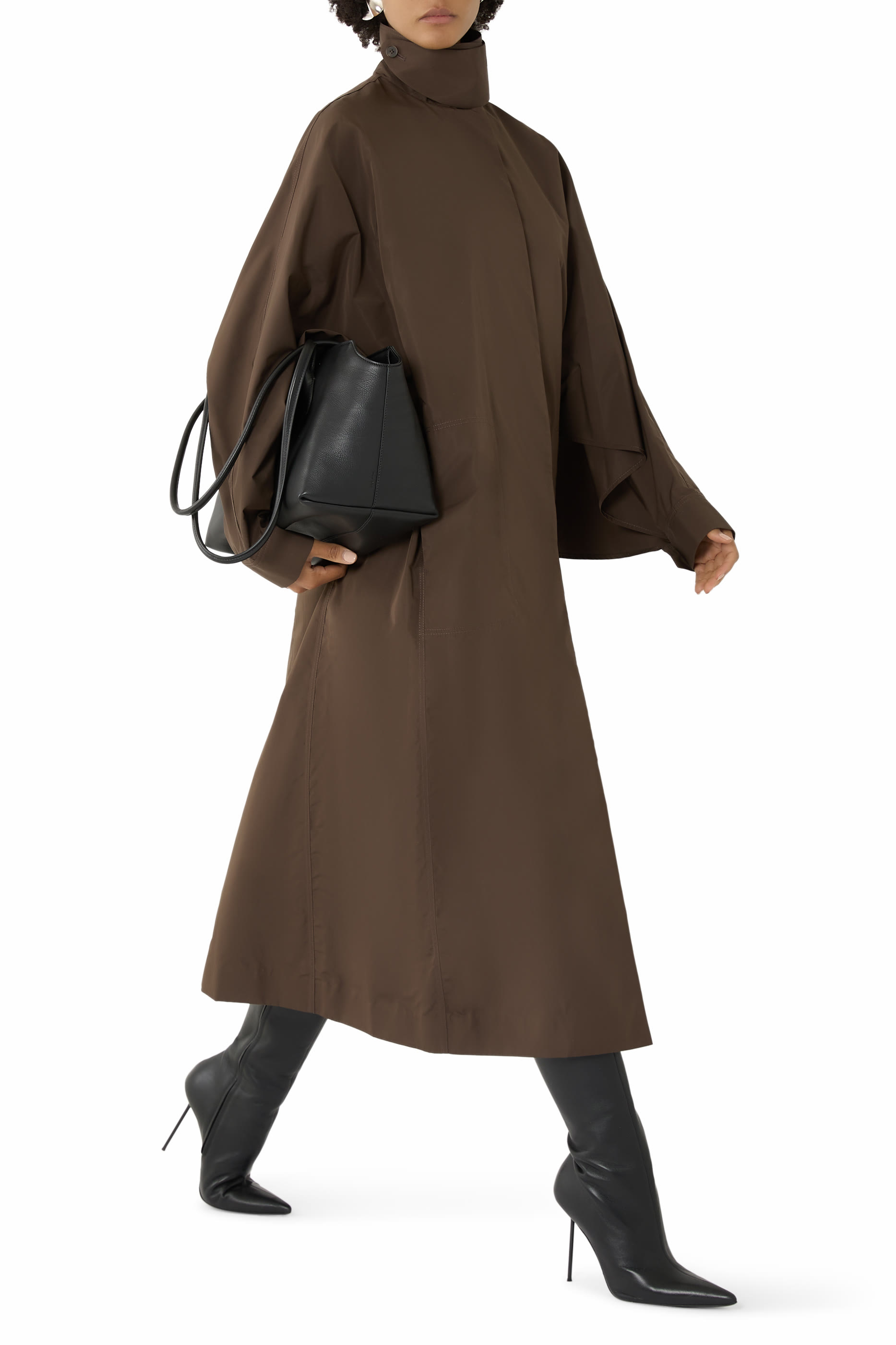 Etoffe High-Neck Coat