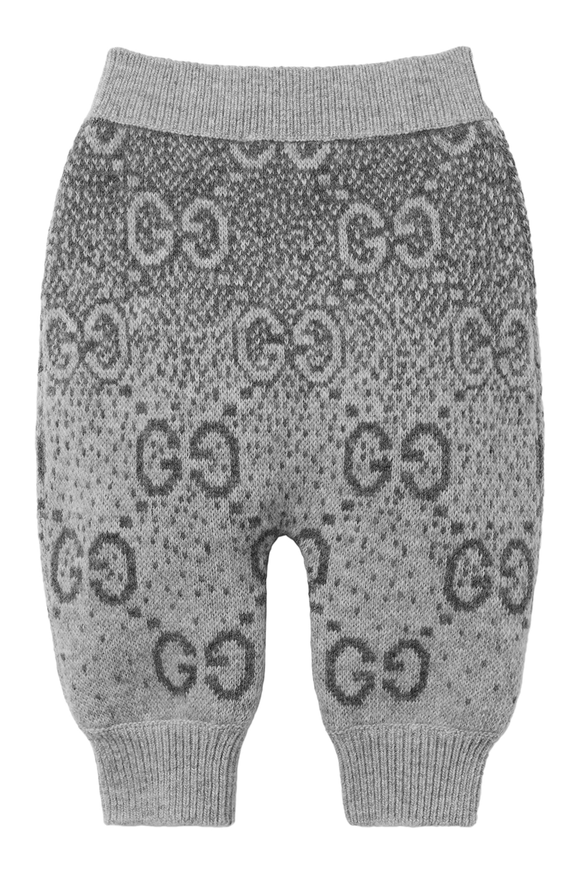 Kids GG Wool Jacquard Pants