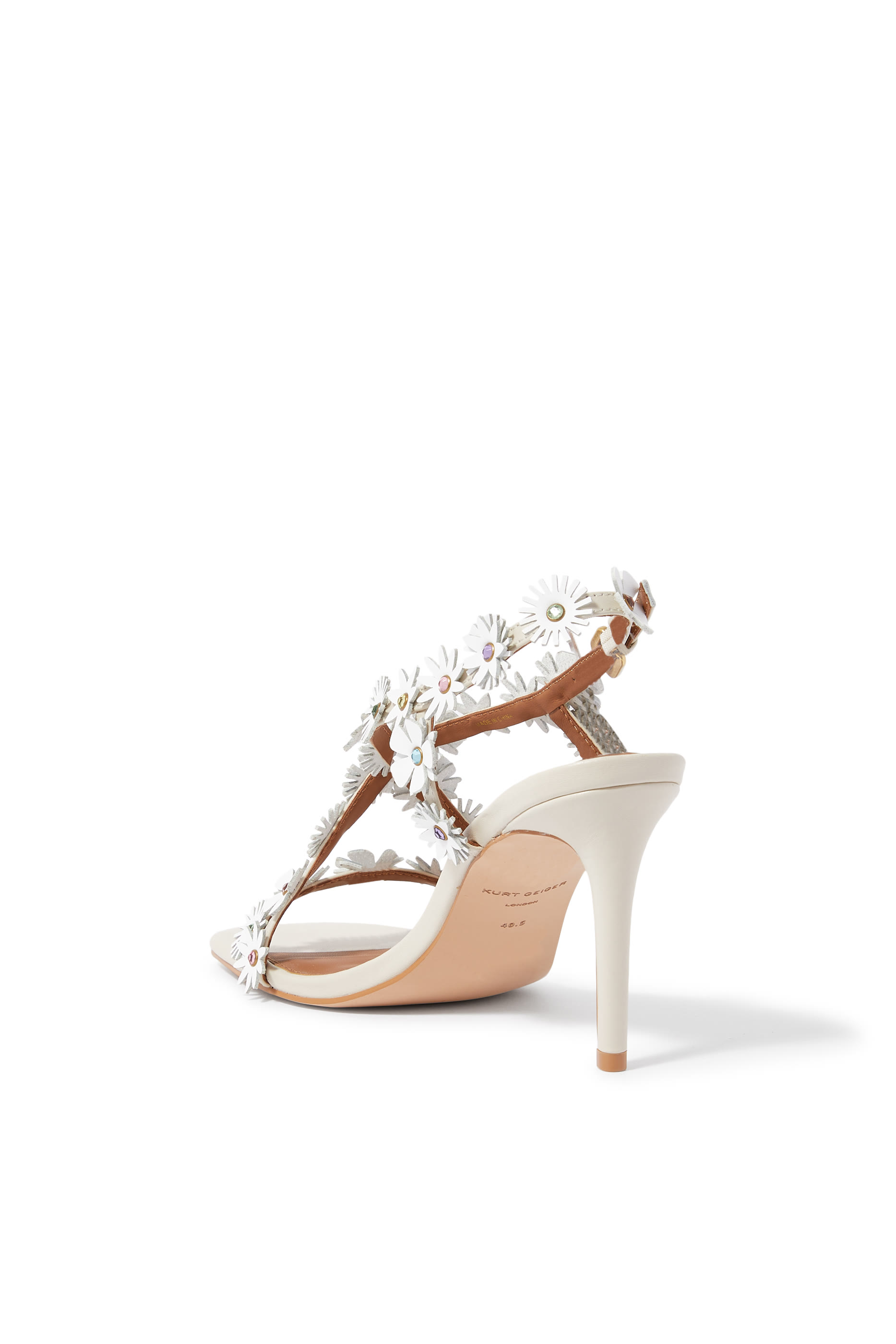 Flower 83 Leather Sandals