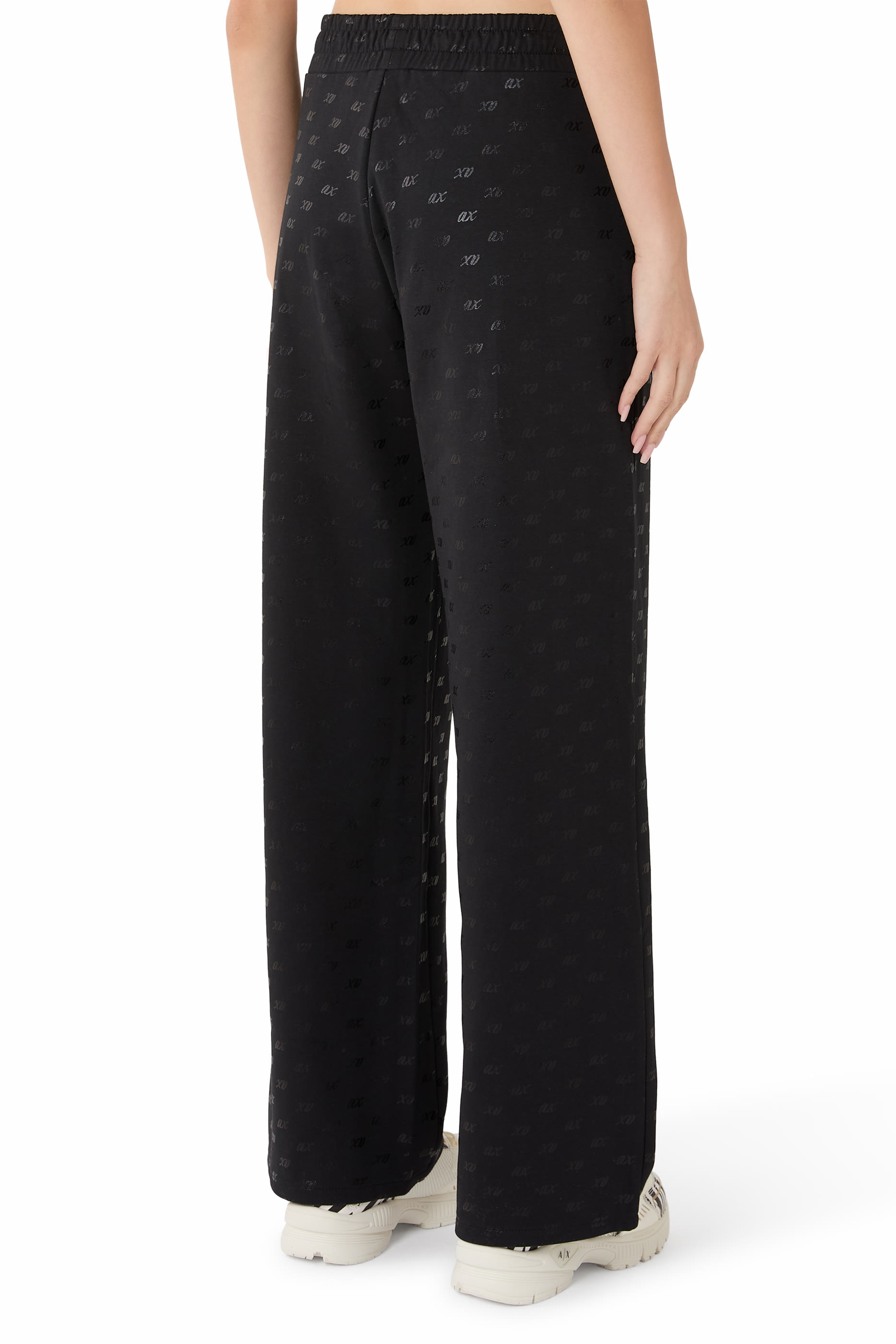 Allover Logo Print Trousers