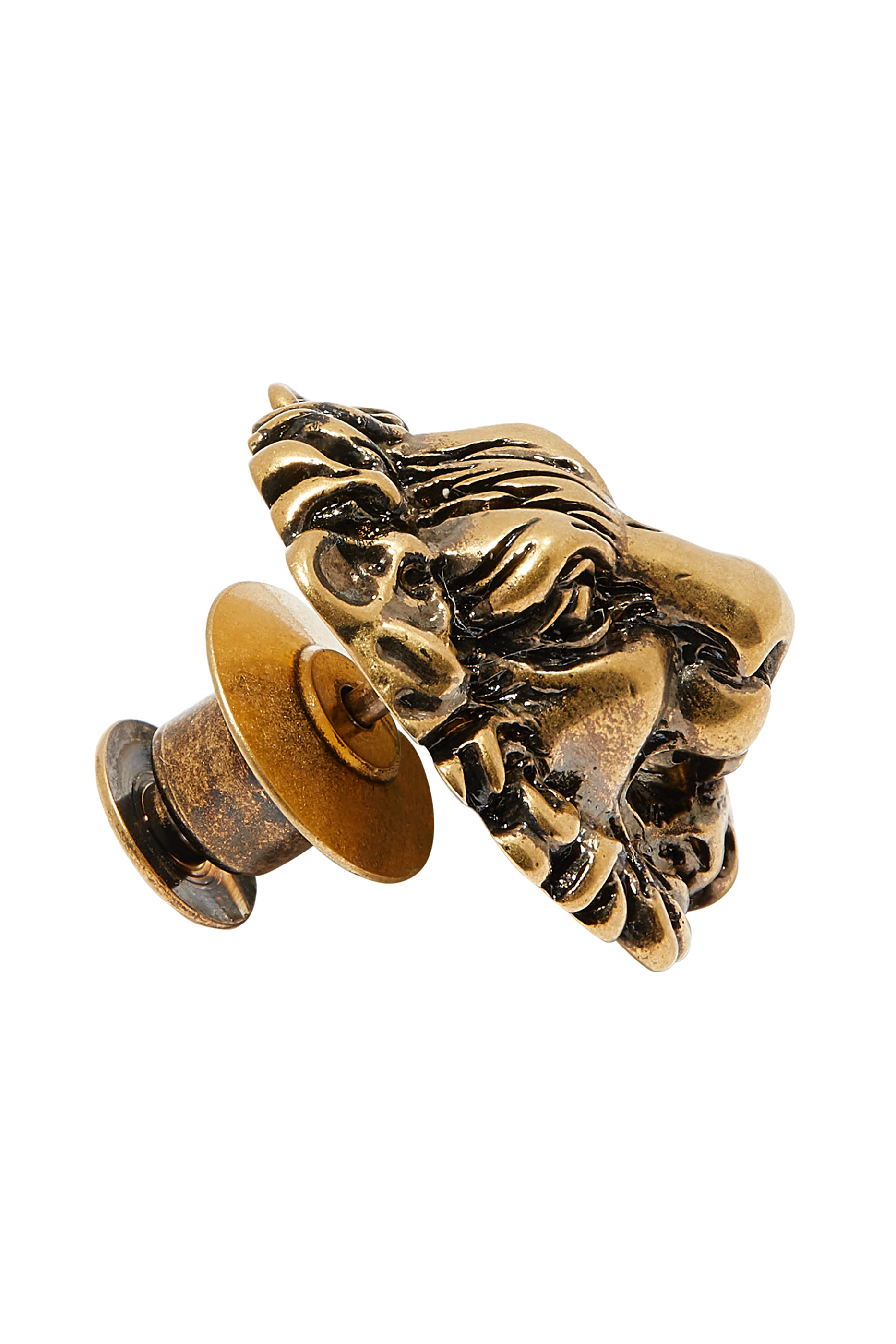 Lion Head Brooch