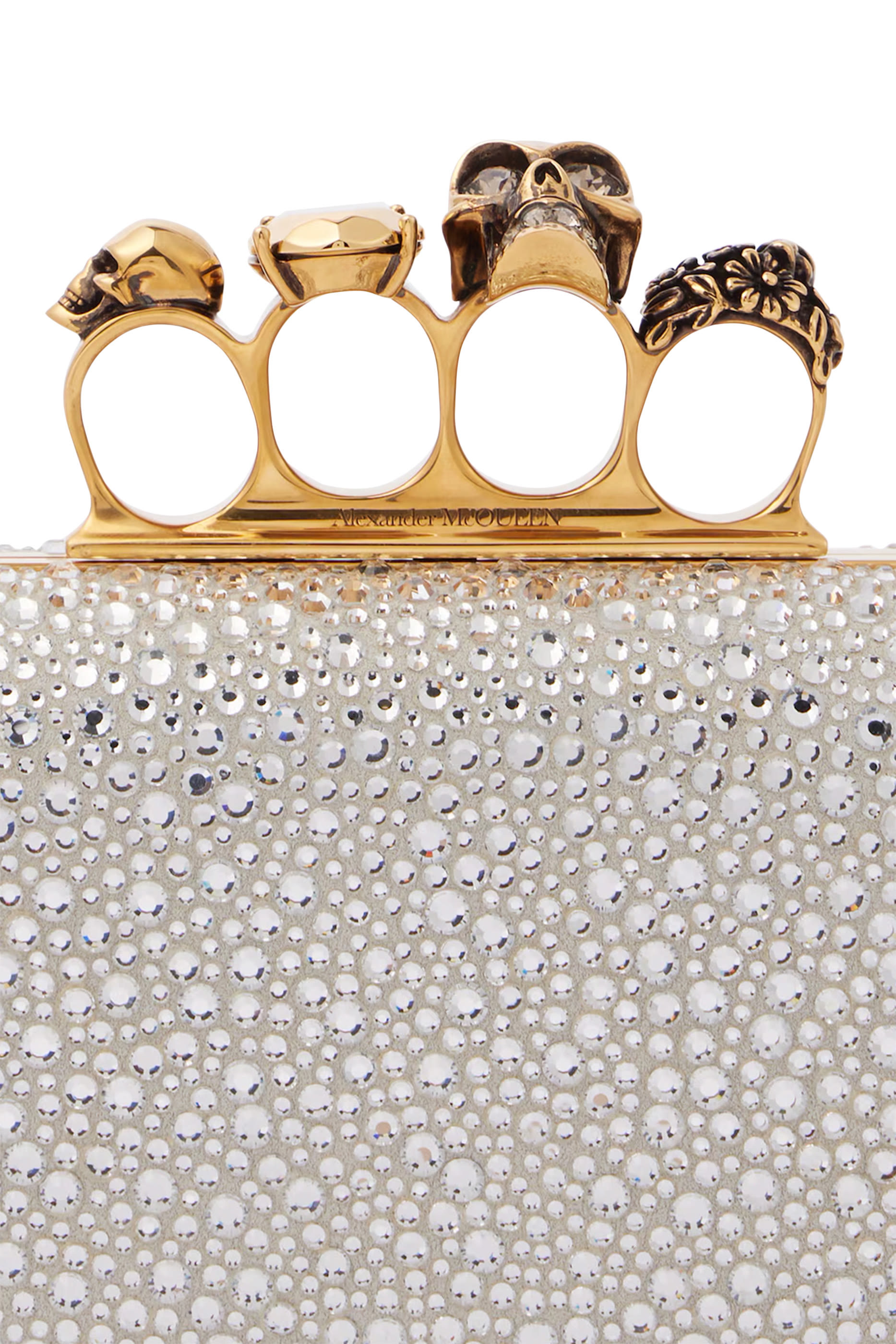 Skull Four Ring Clutch Bag