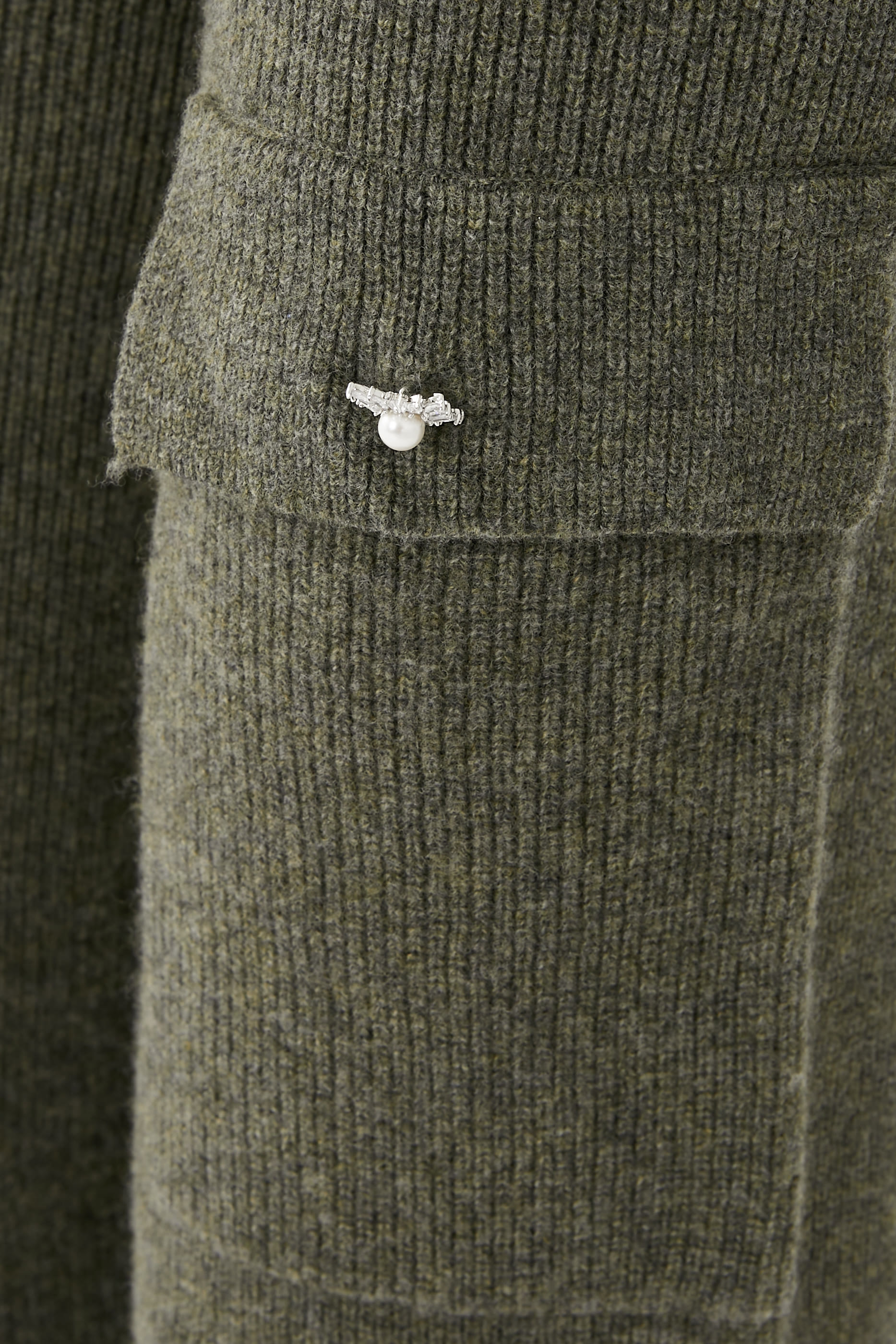 Embellished Cargo High-Rise Pants