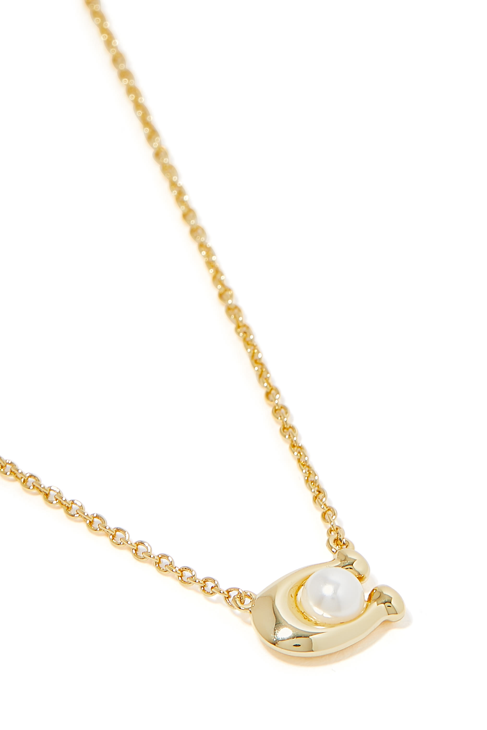 C Pearl Necklace Set