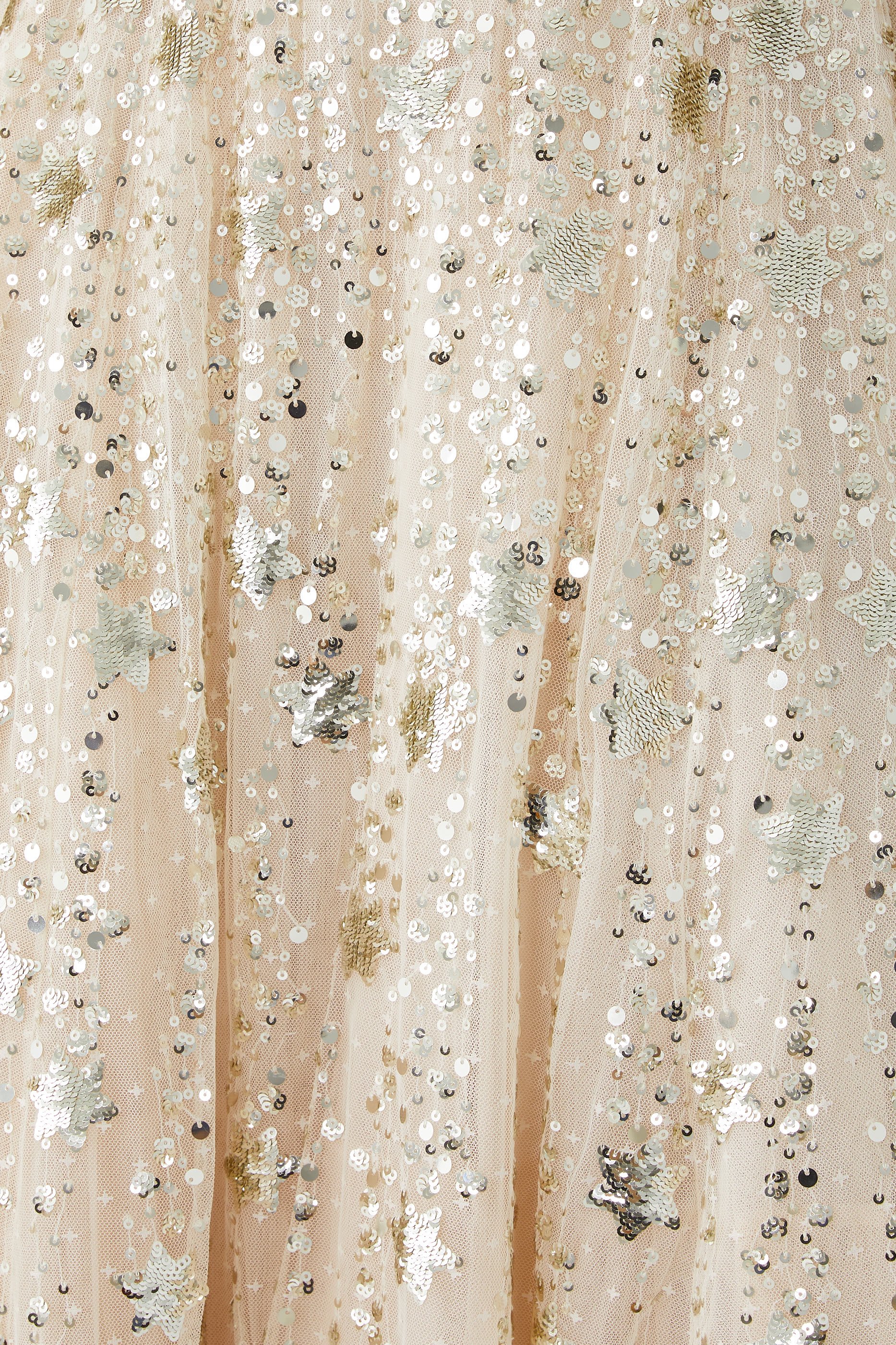 Shooting Stars Cape Ankle Gown