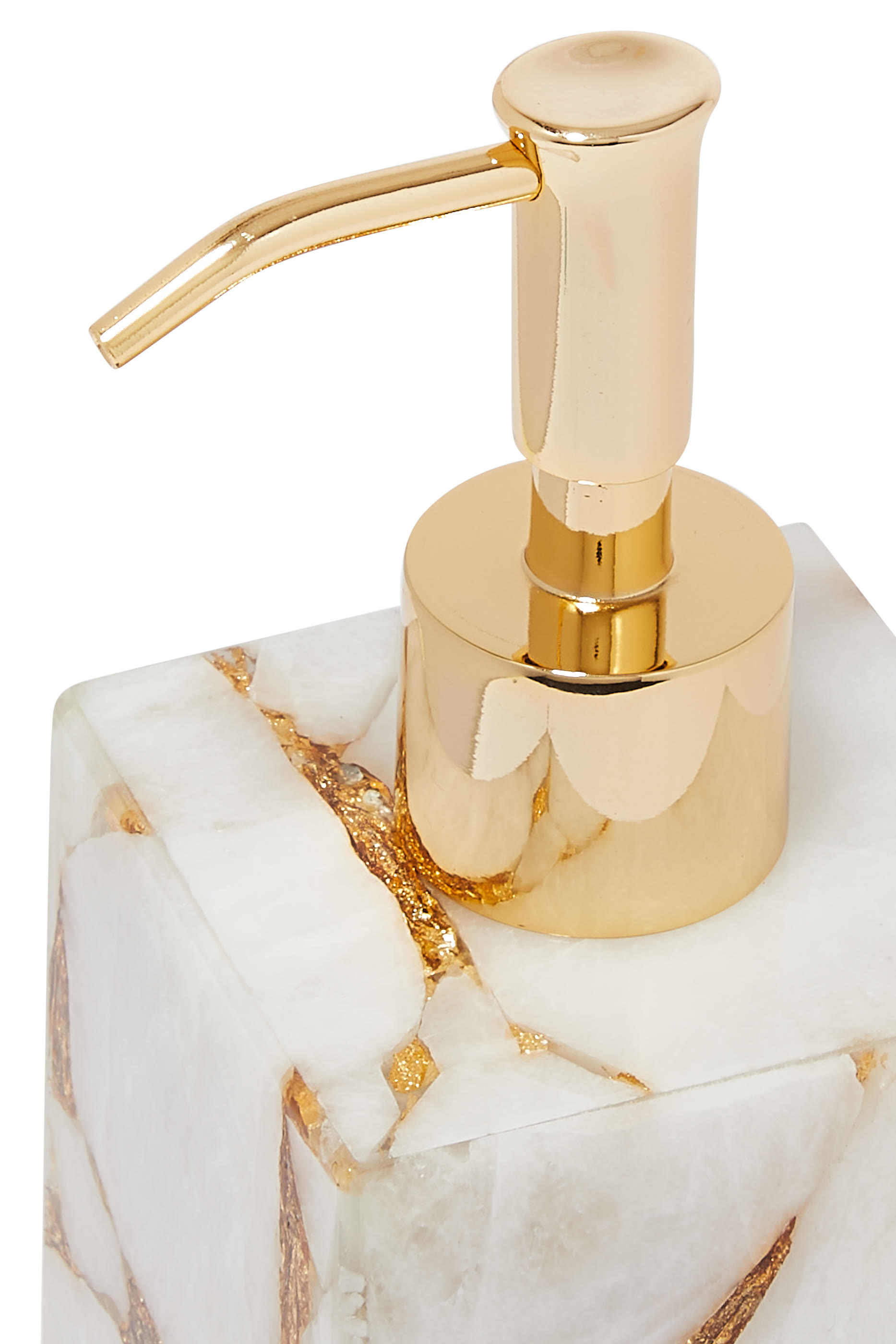 Taj Milk White Quartz Lotion Dispenser