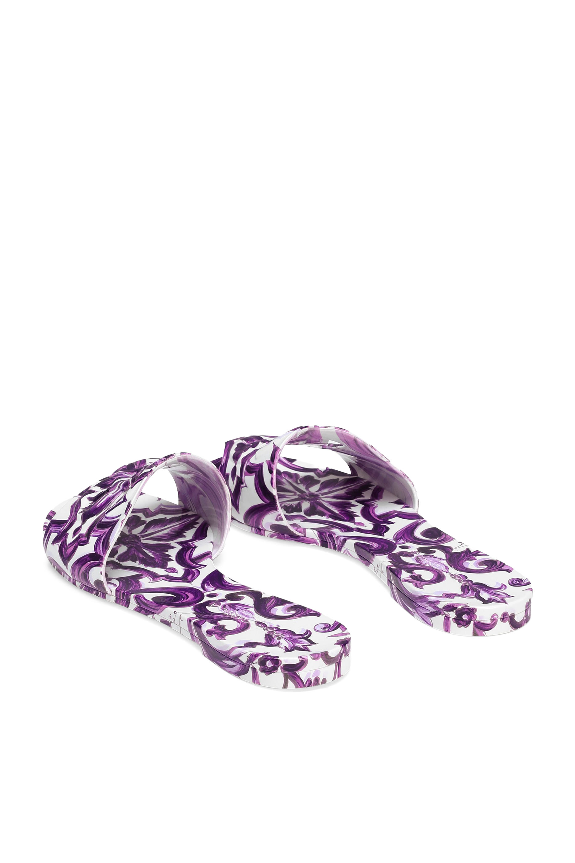 Majolica-Print Rubber Slides