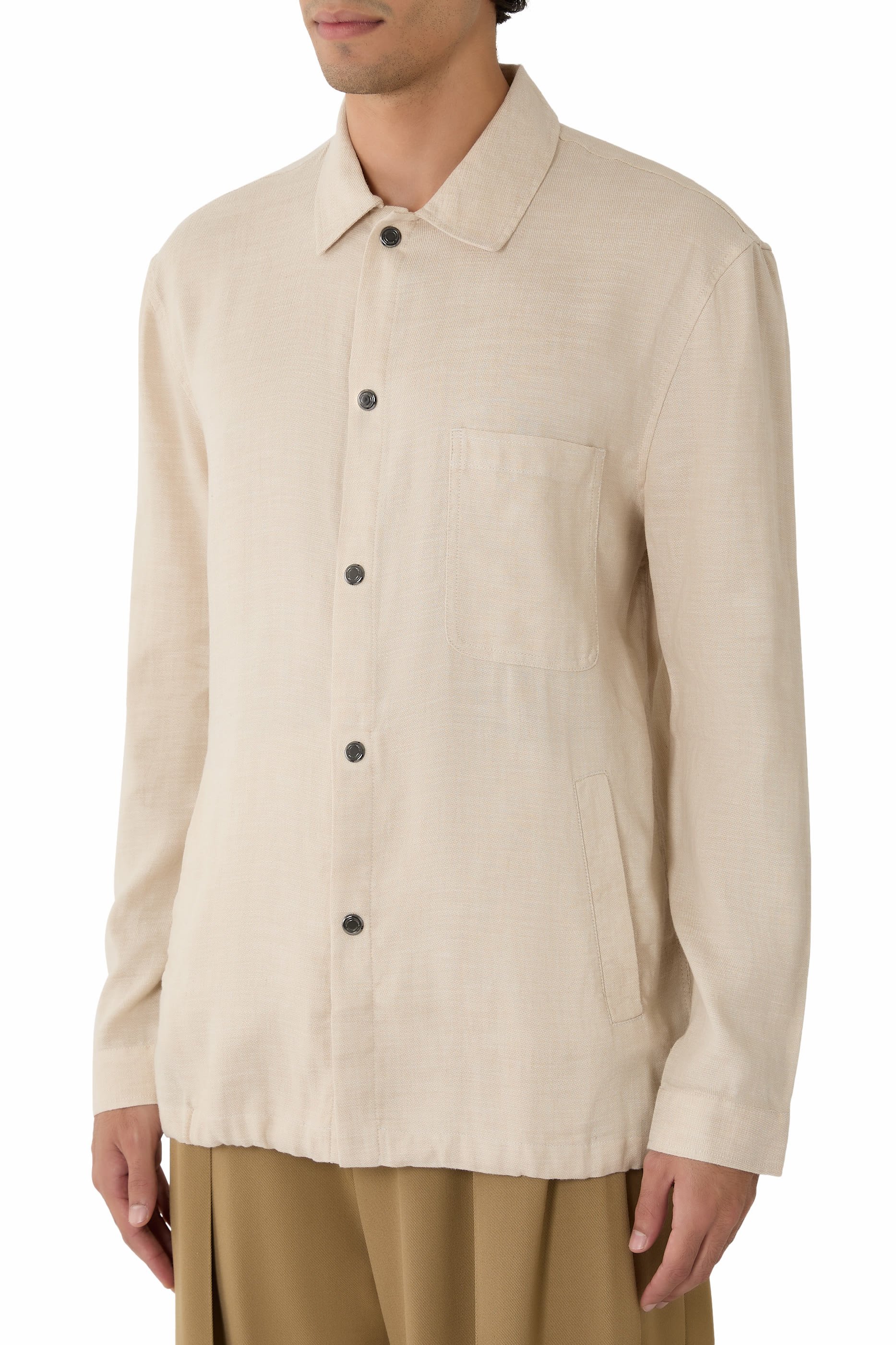  Diego Linen Coach Jacket