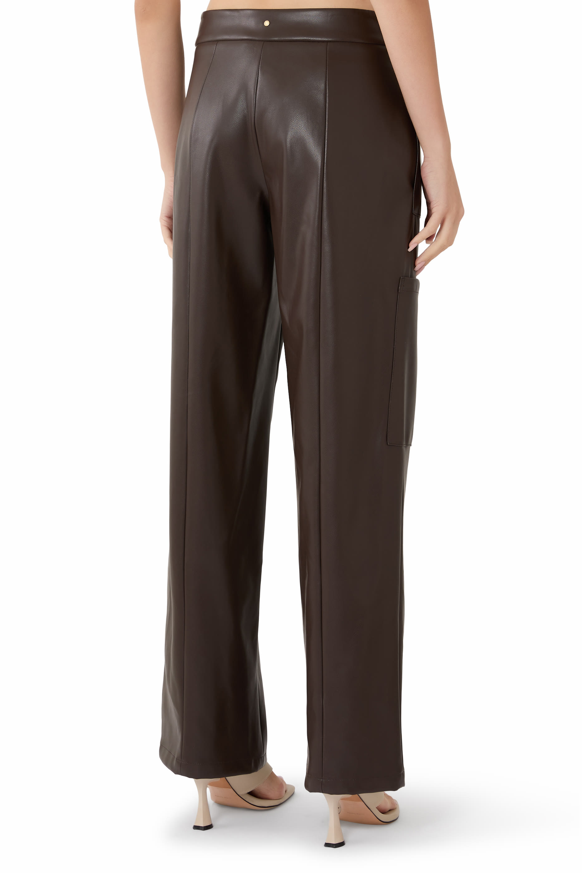 Patch Pocket Rib Details Trousers