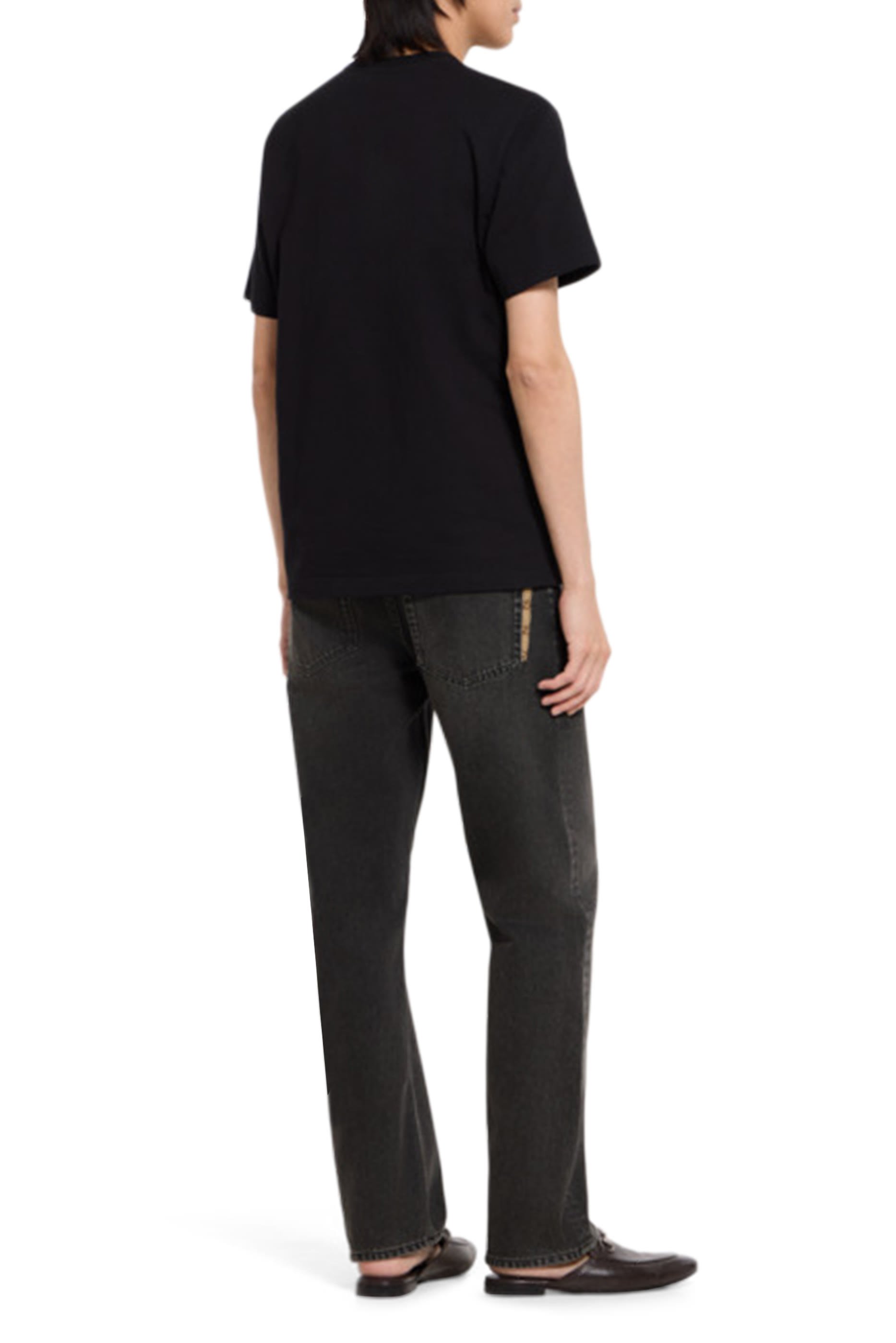 Cotton Jersey T-Shirt with Interlocking G Embroidery