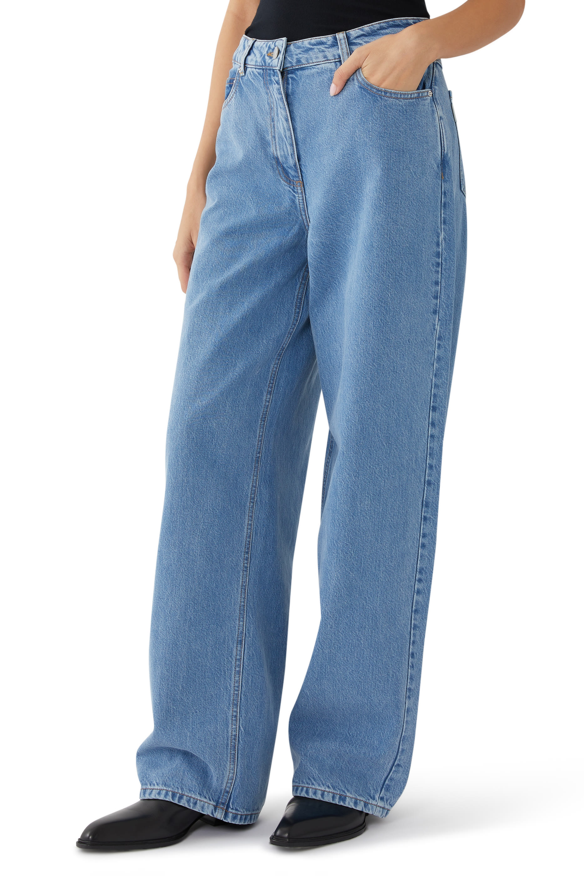 Cocoon Denim Pants