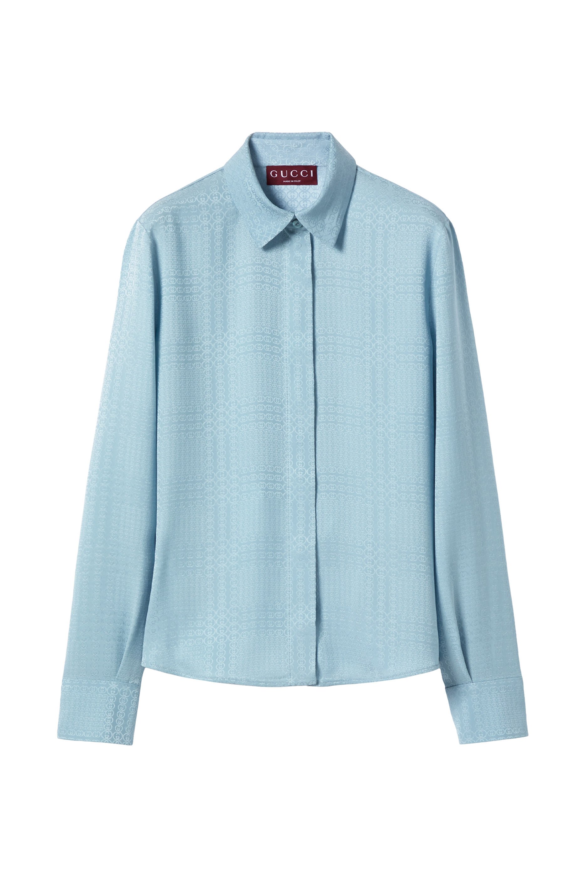 Interlocking G Silk Jacquard Shirt