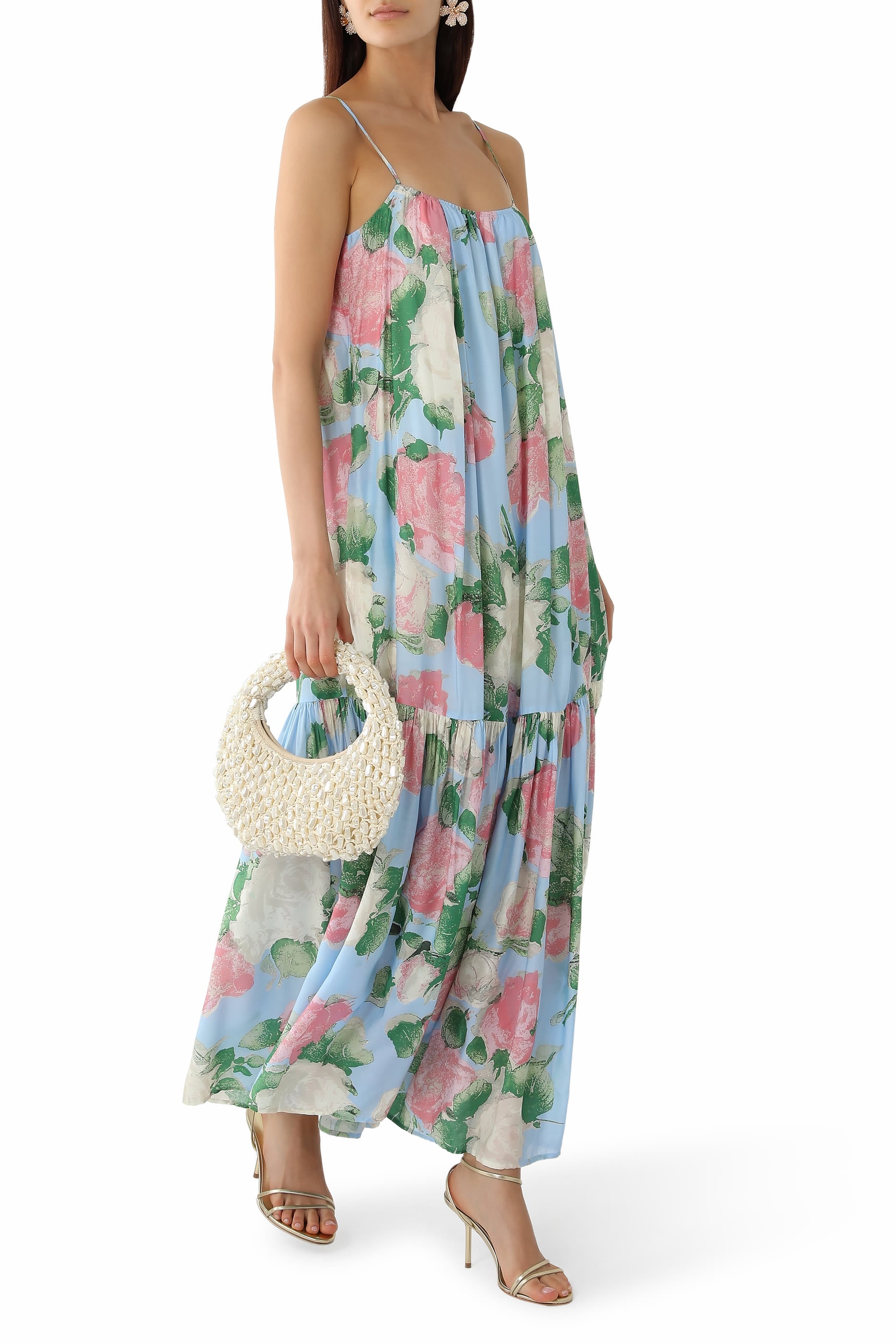 Gathered Midi Dress 