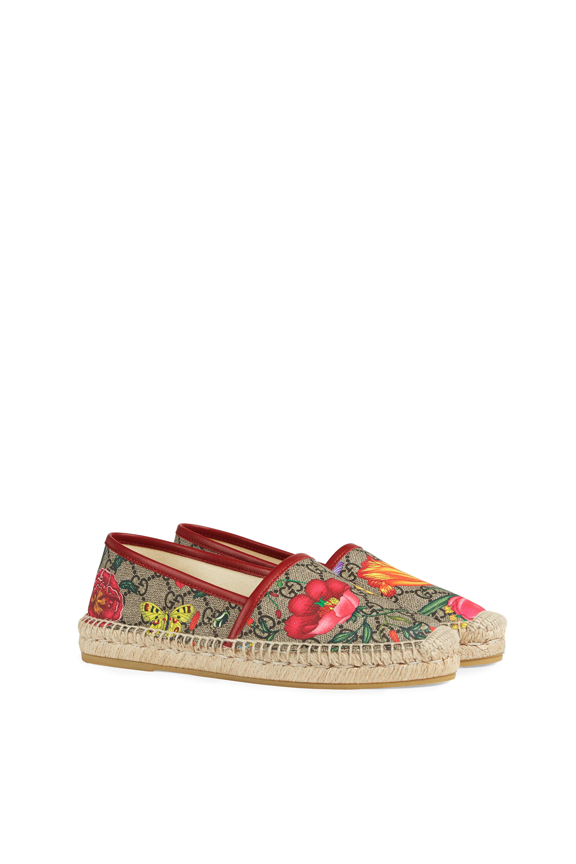 GG Floral Espadrilles