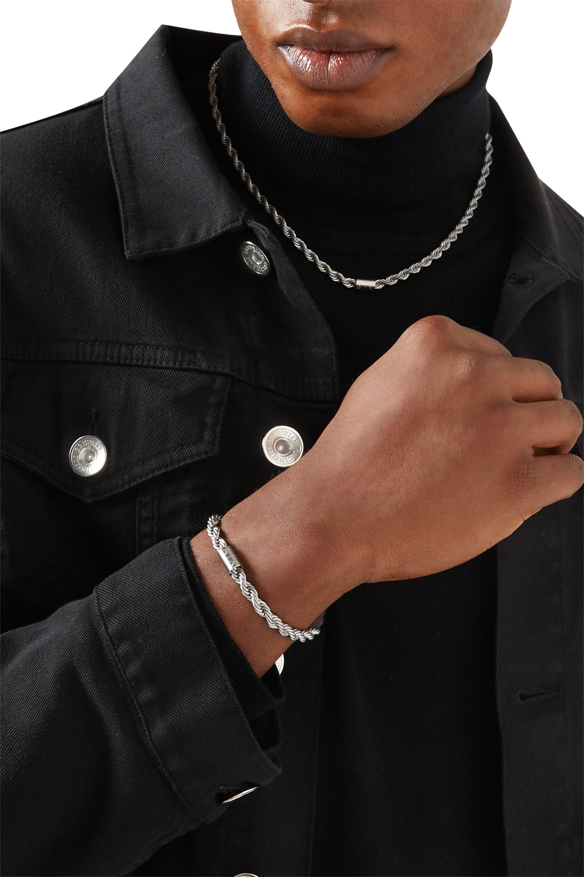 Logo Stainless Steel Chain Bracelet