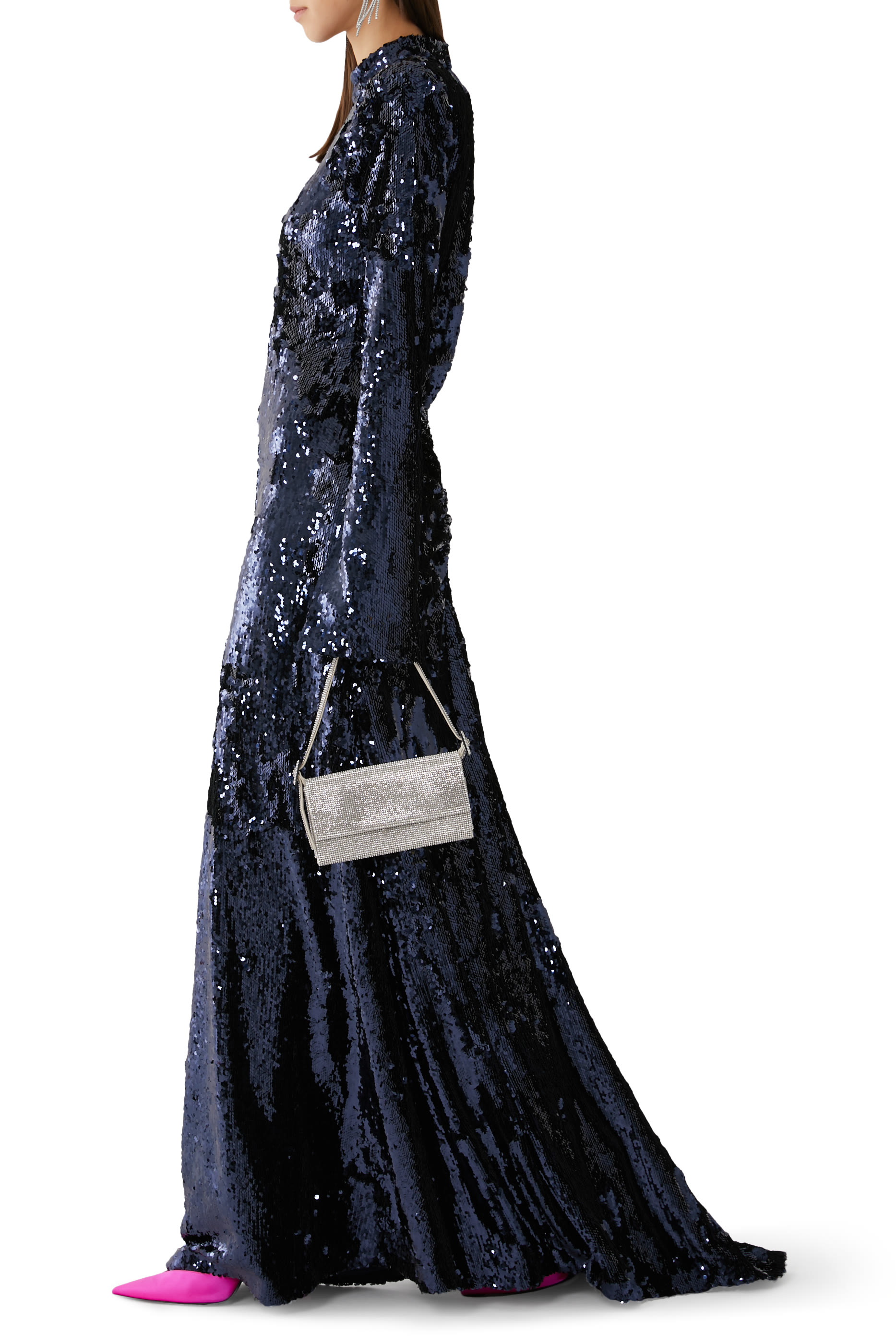 Sequinned Maxi Dress